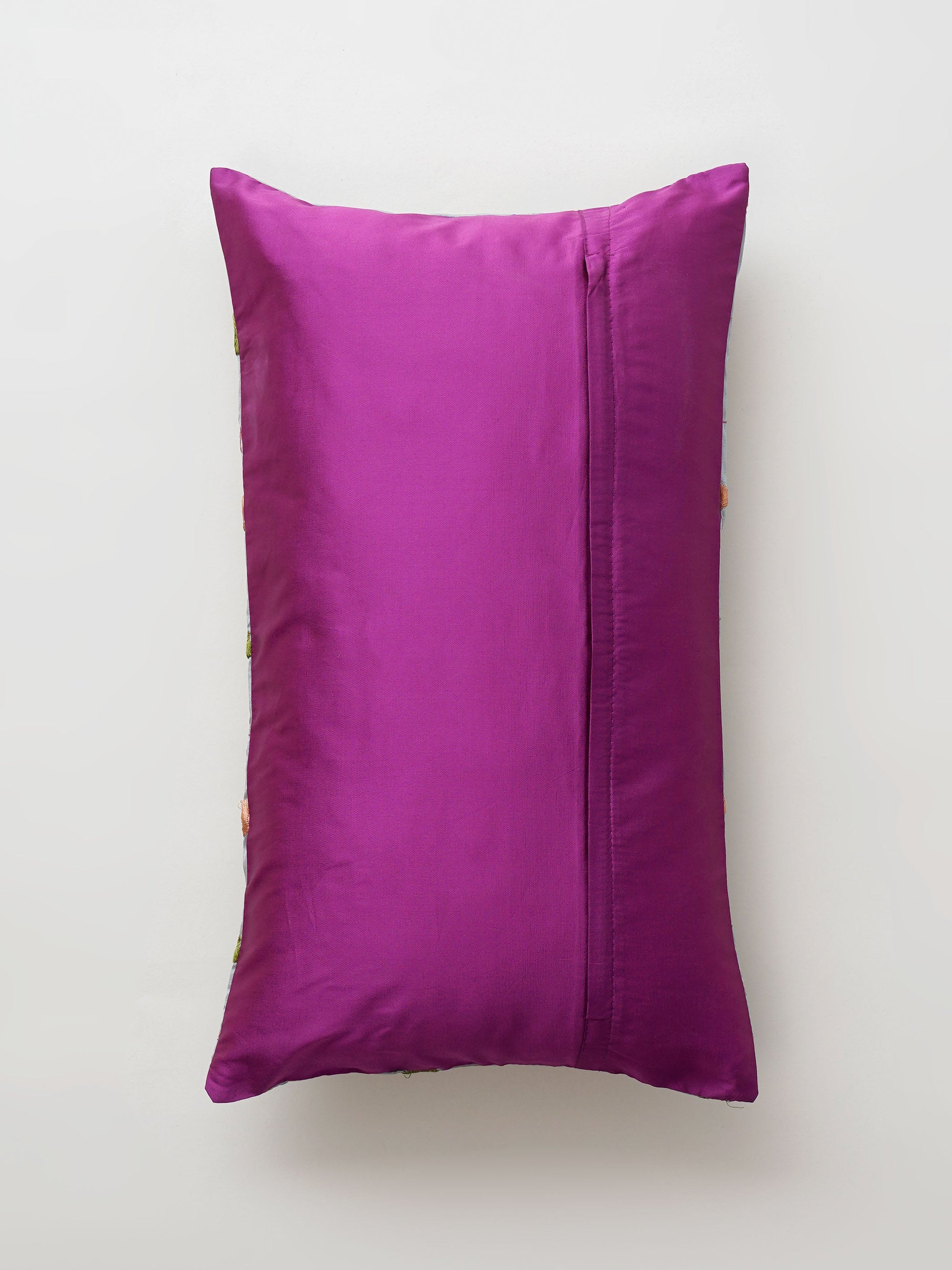 Cushion Cover - Poppy Floral Embroidered