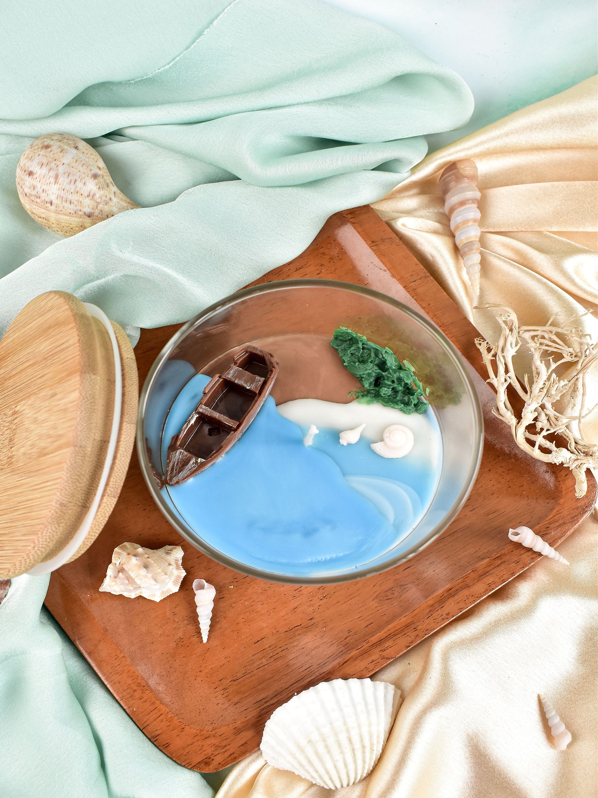 Soy Wax Candle With Boat