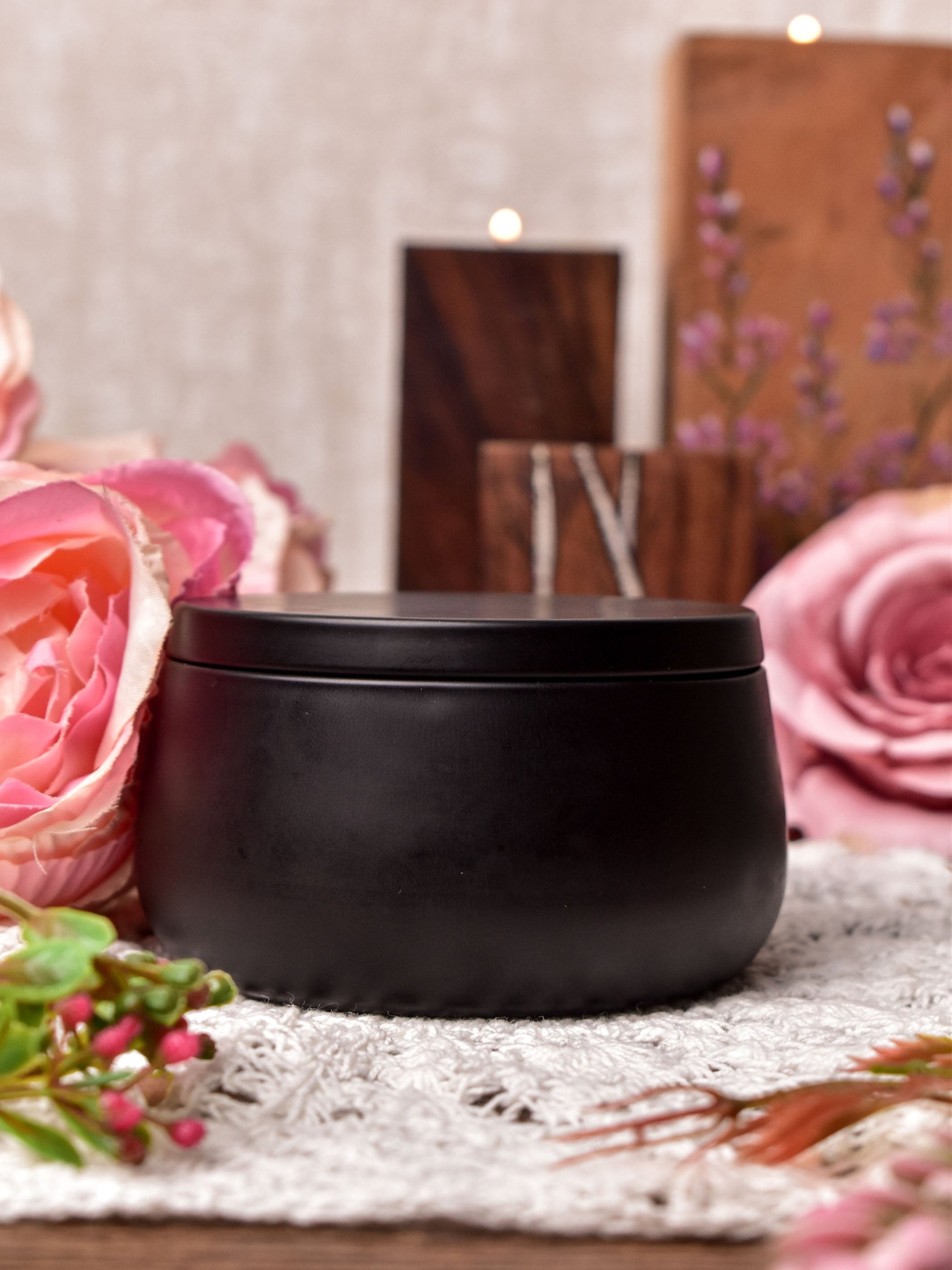 Boat & Lotus Flower Candle