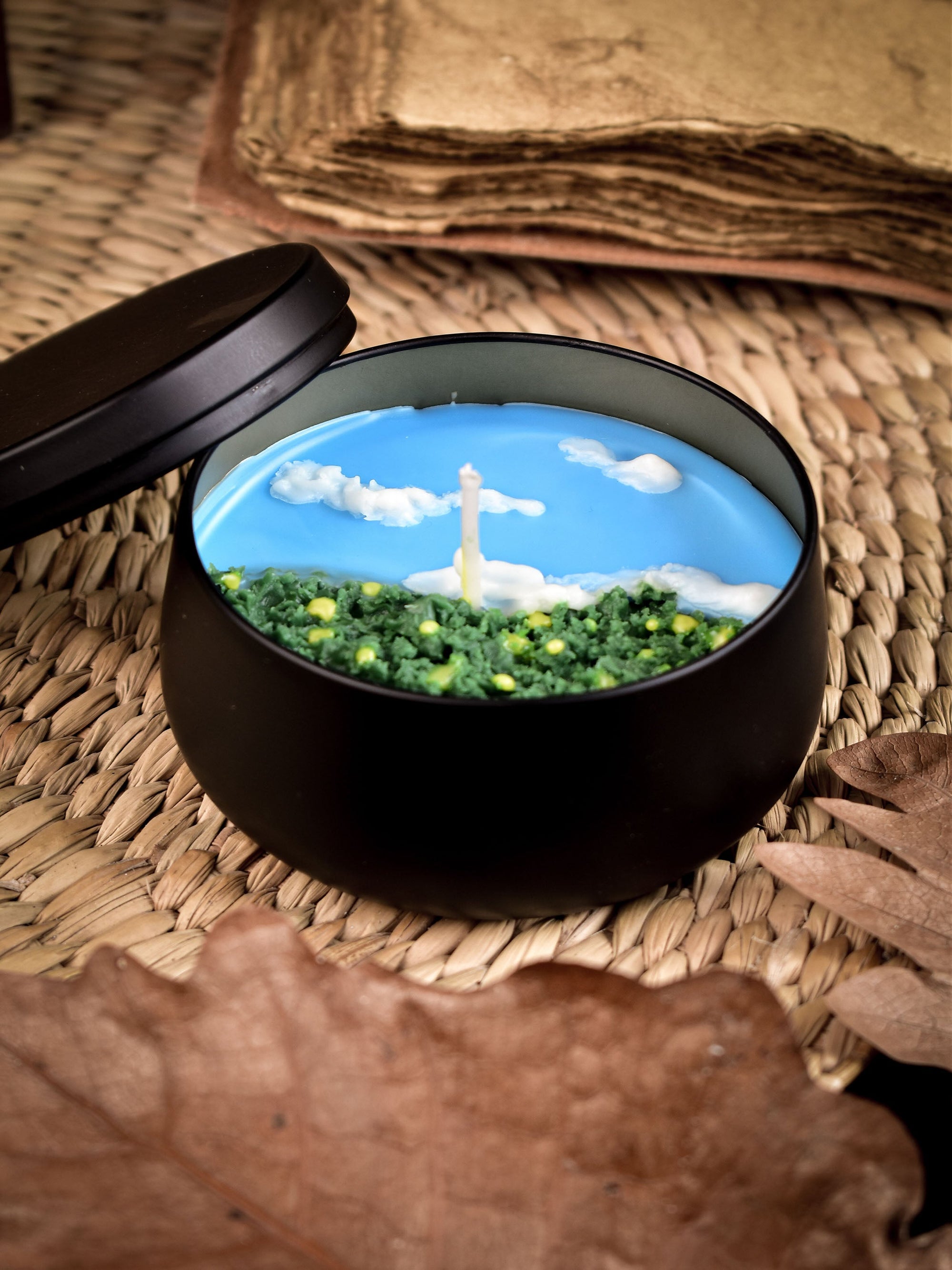 Sea & Green Landscape Candle