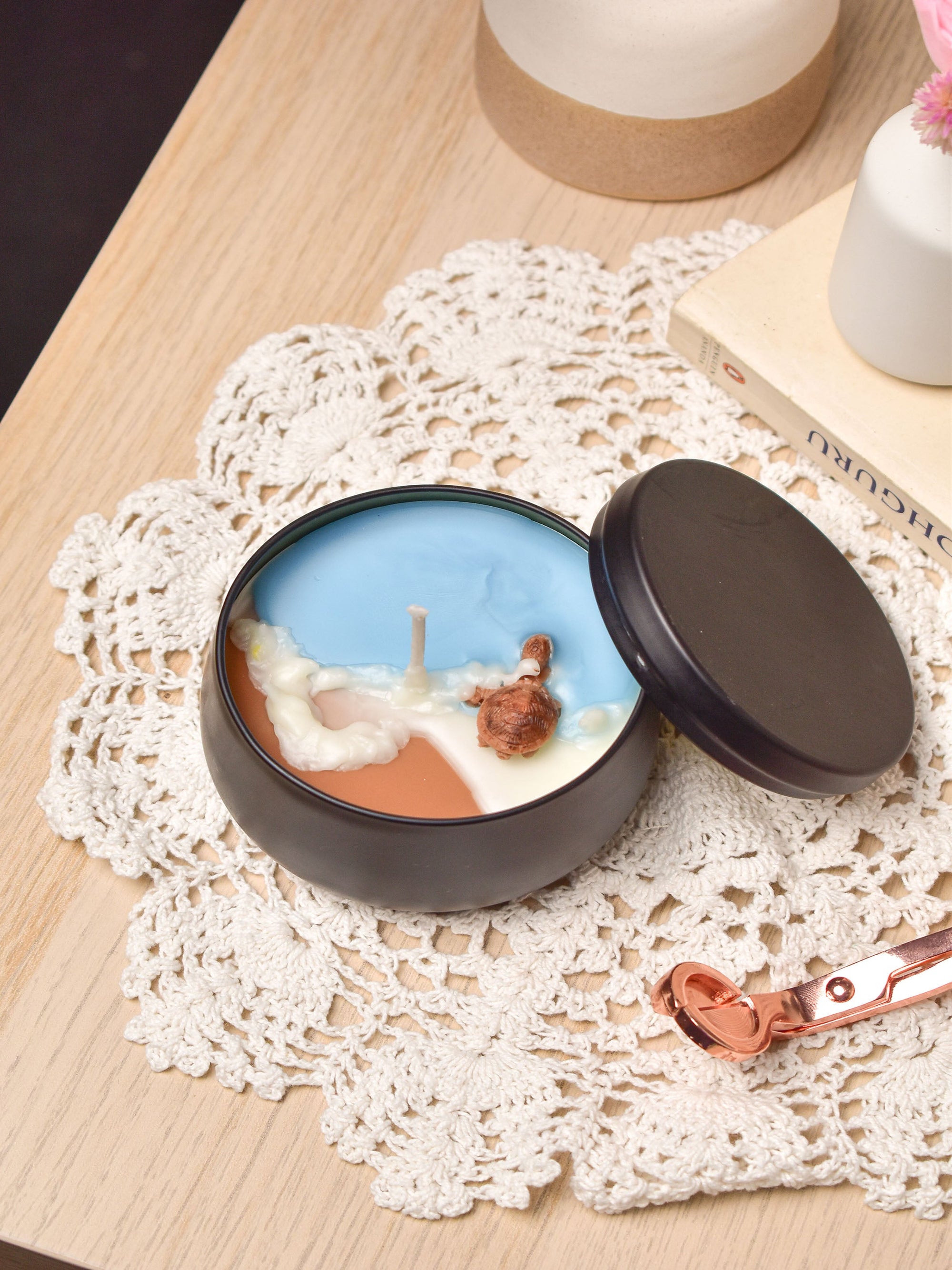 Turtle In Sea Soy Wax Candle
