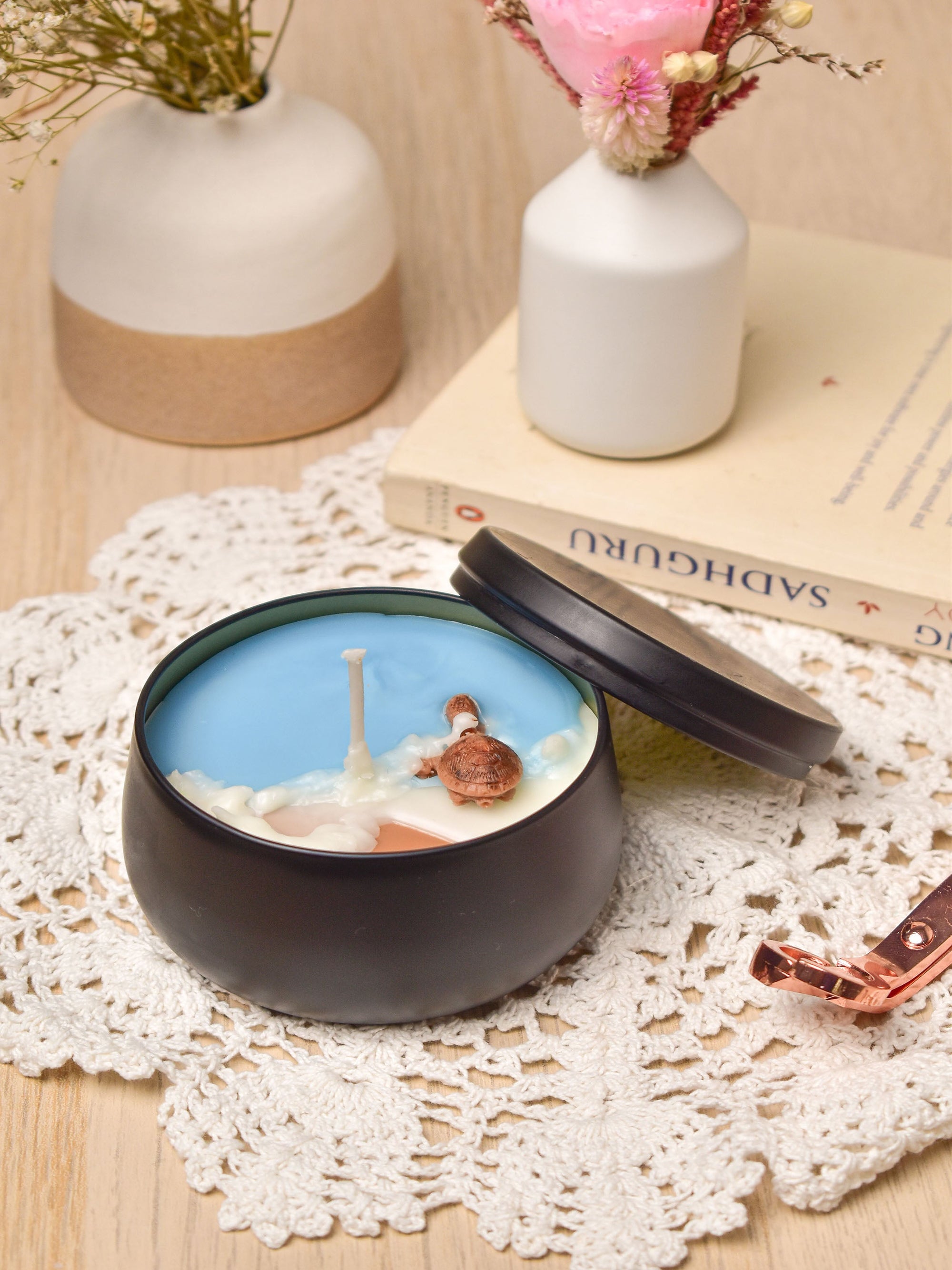 Turtle In Sea Soy Wax Candle