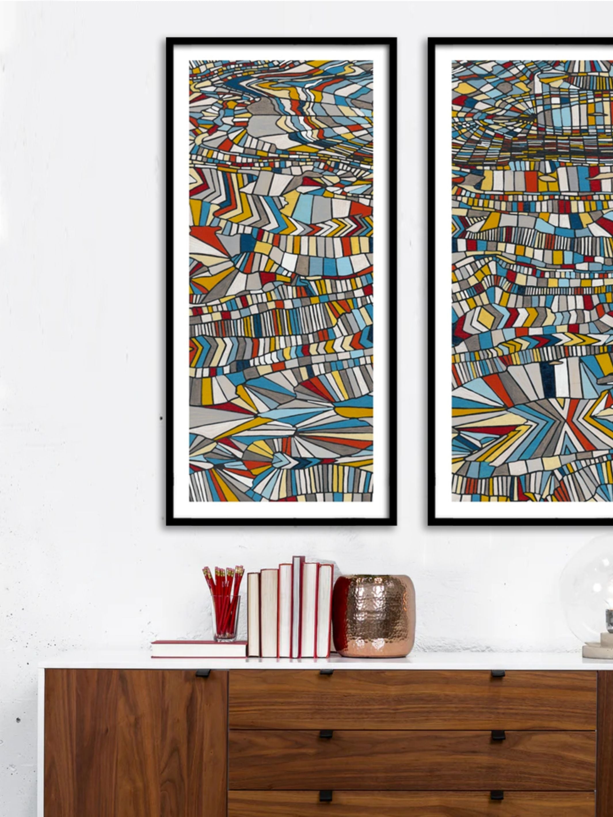 Wall Prints - Primary Grain I
