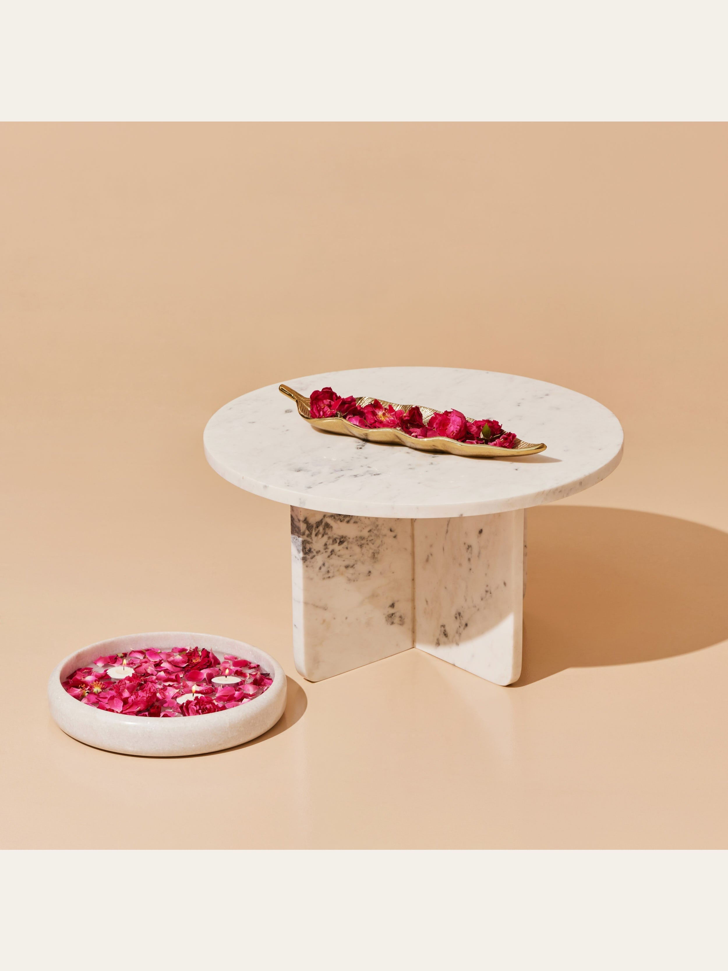Venus White Marble Table