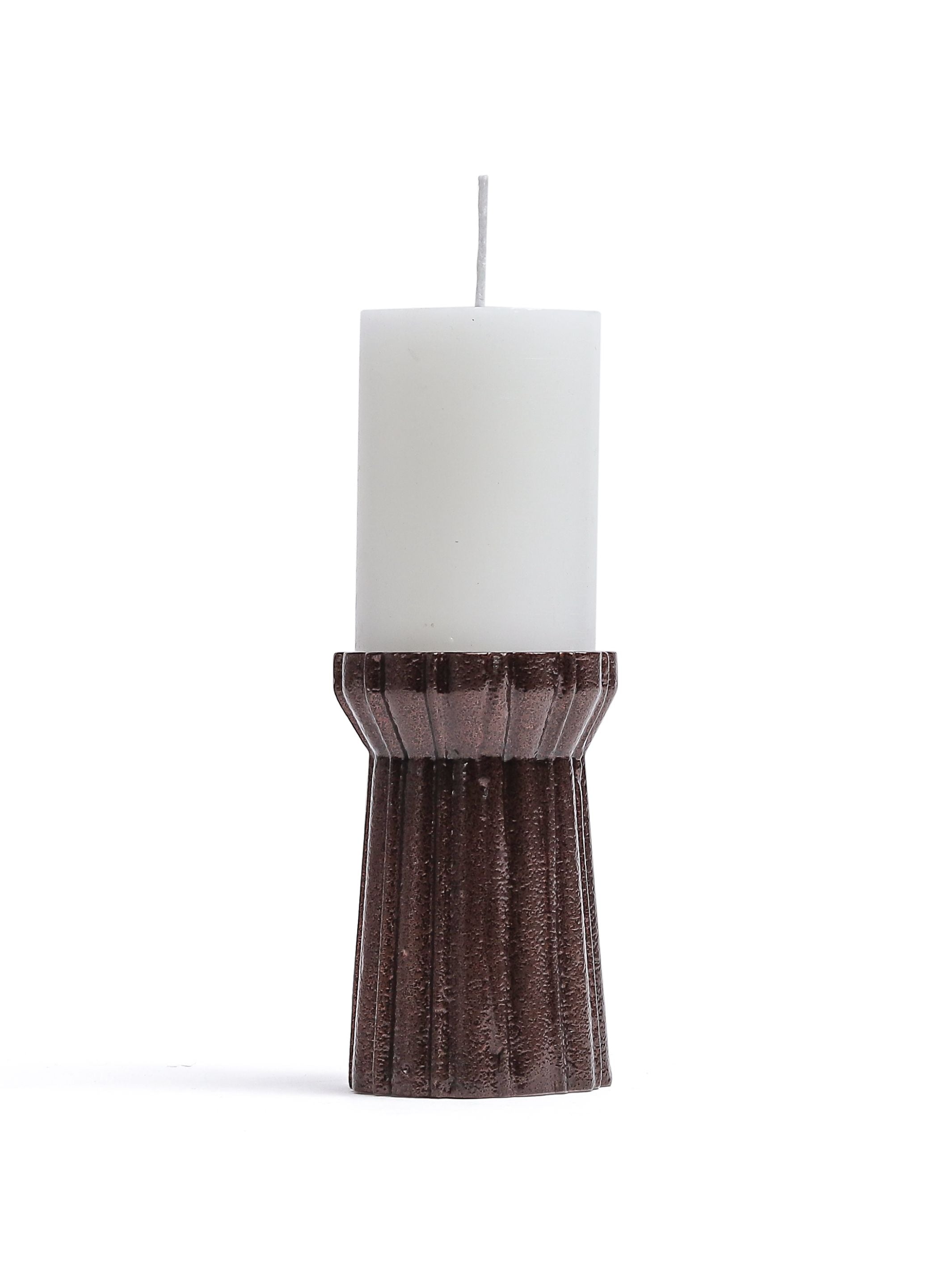 Qutub Copper Candle Stand