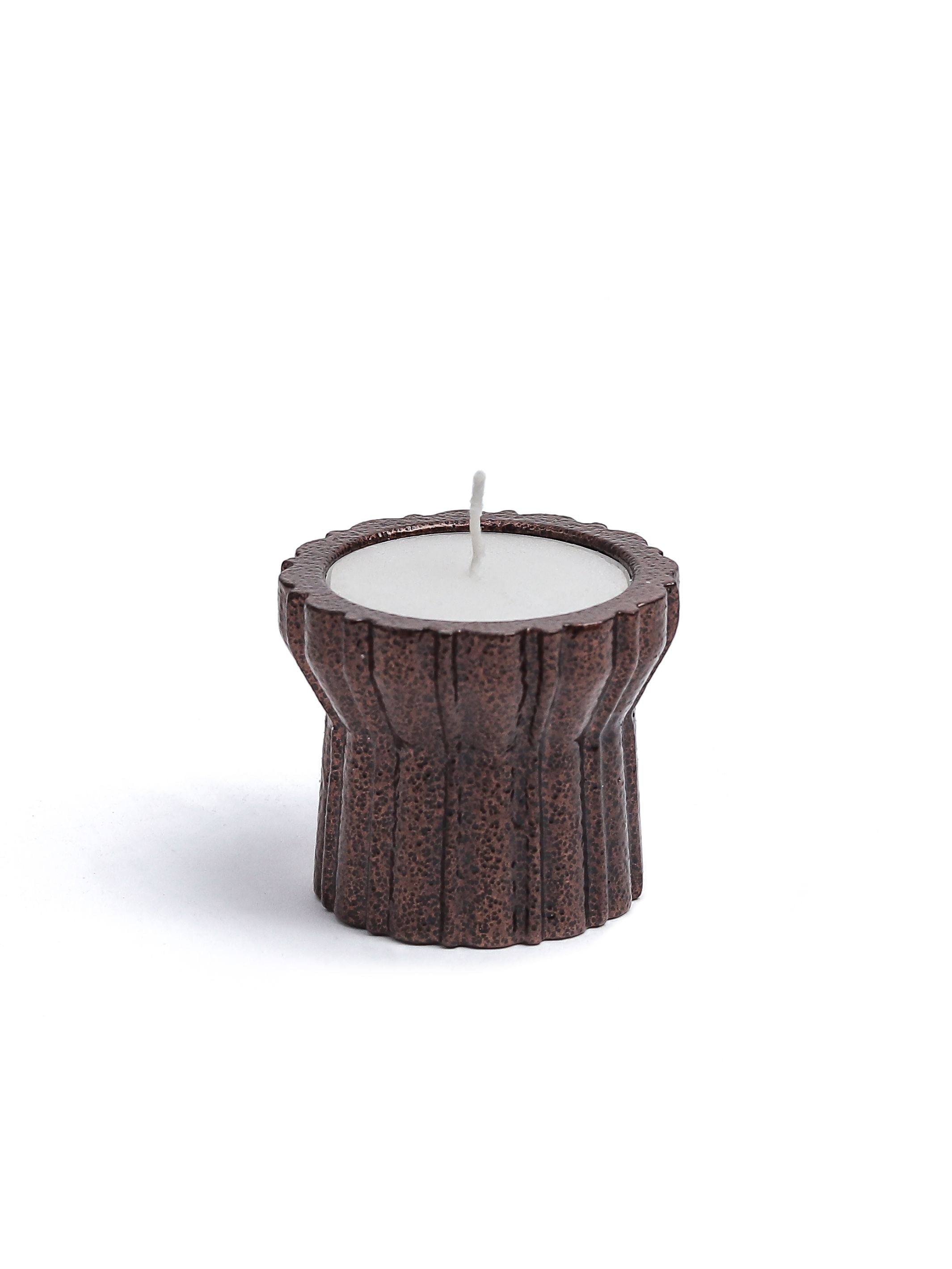 Qutub Copper Candle Stand