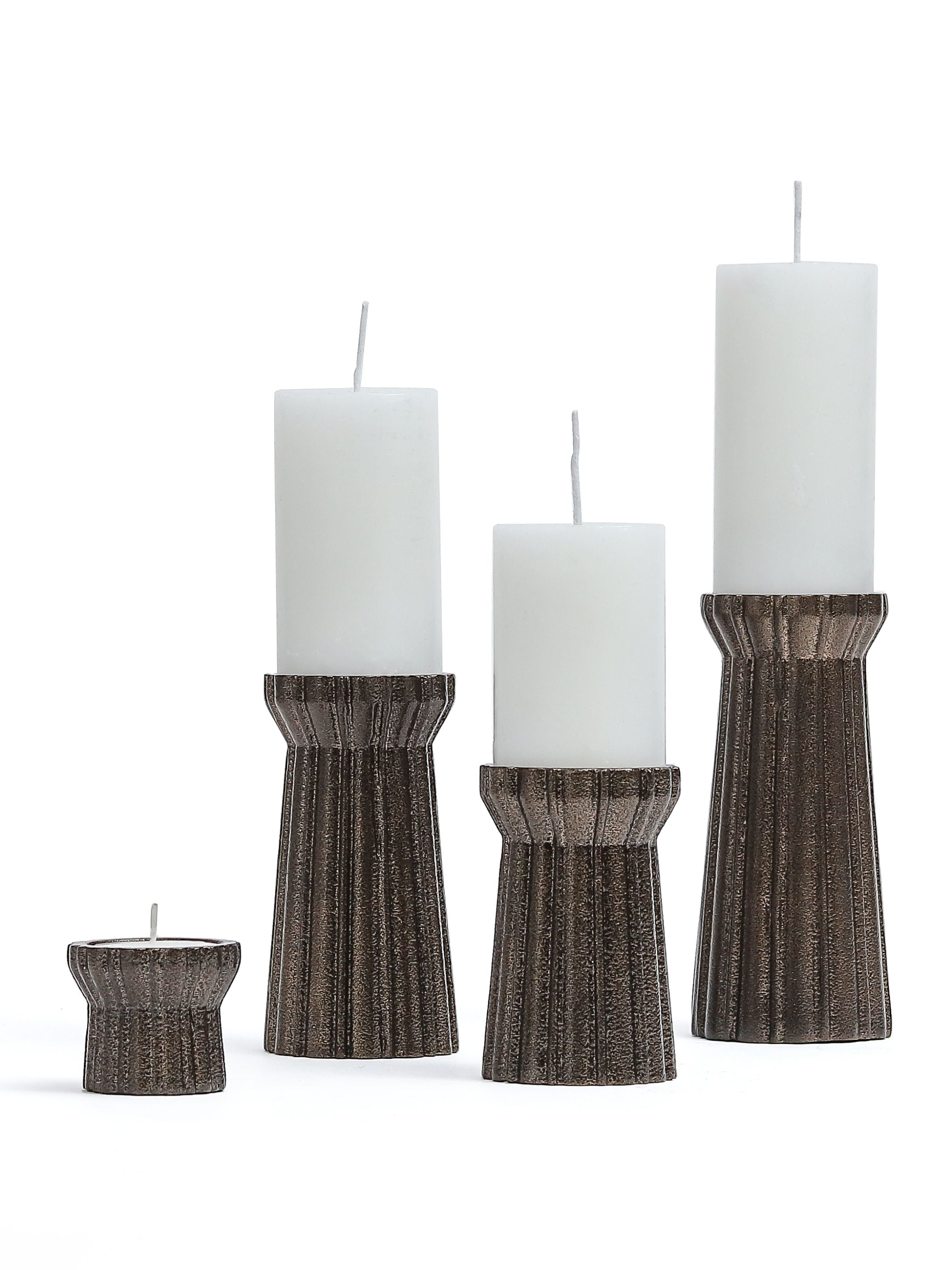 Qutub Gold Candle Stand