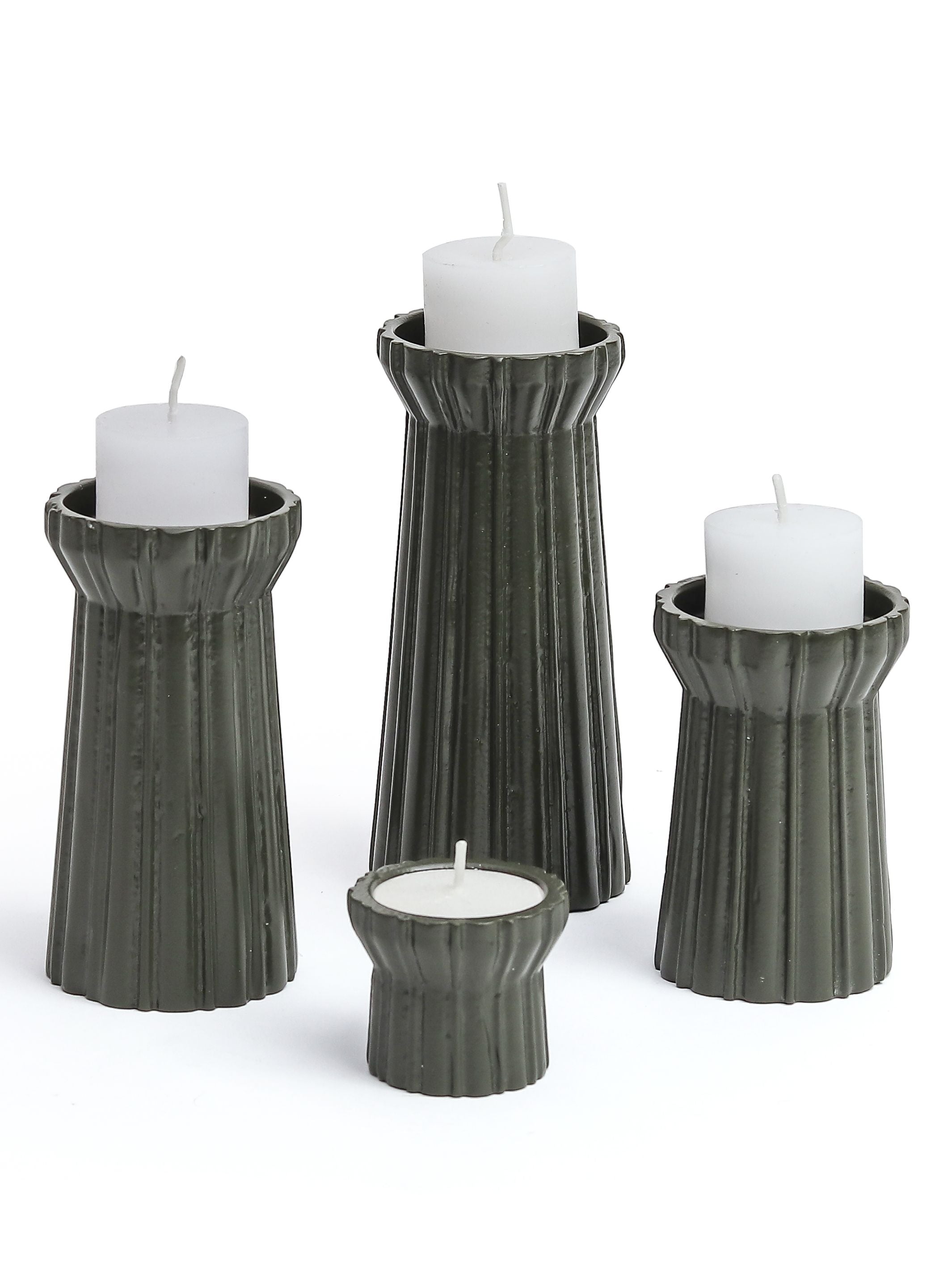 Qutub Jade Candle Stand