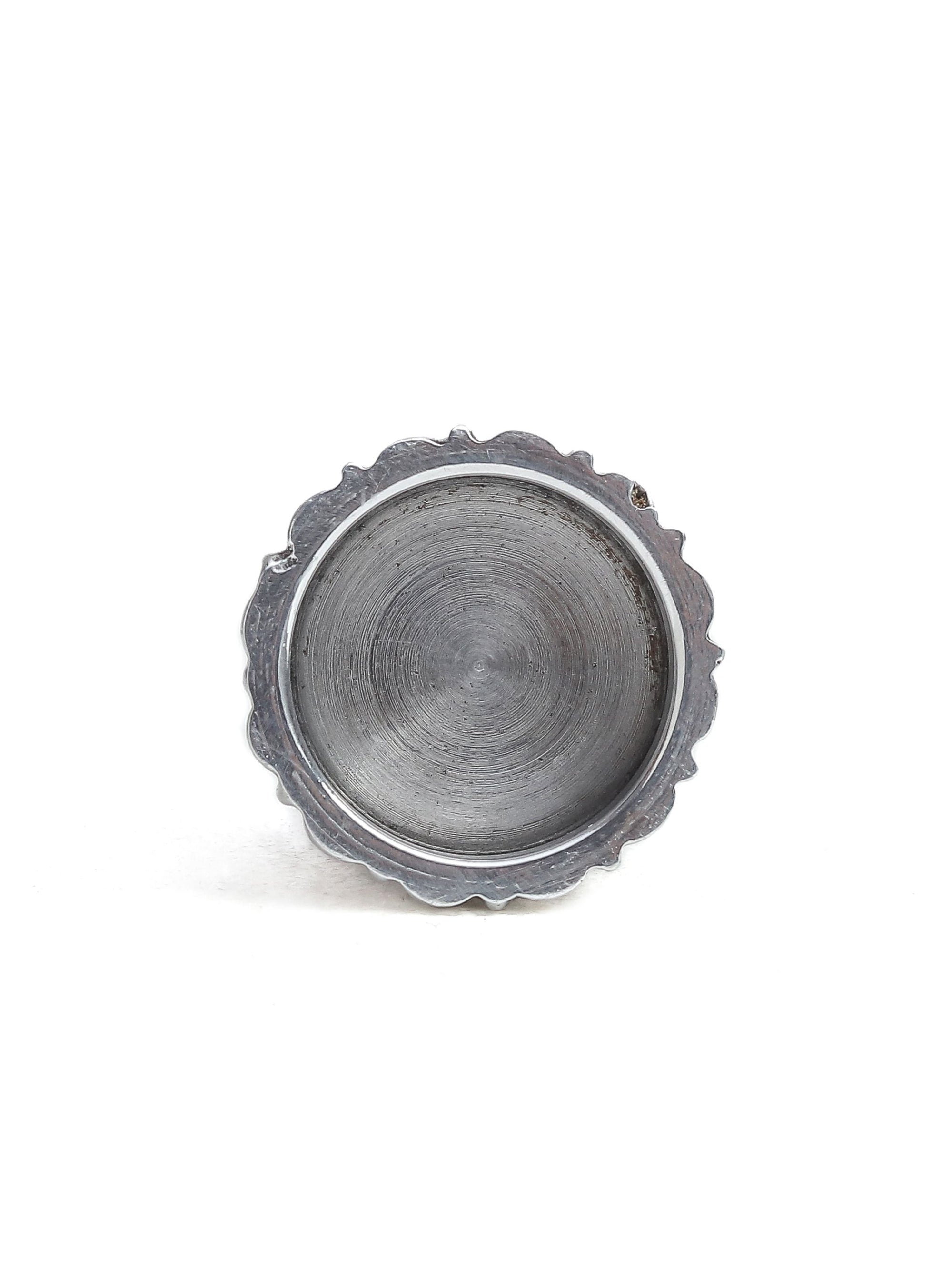Qutub Silver Candle Stand