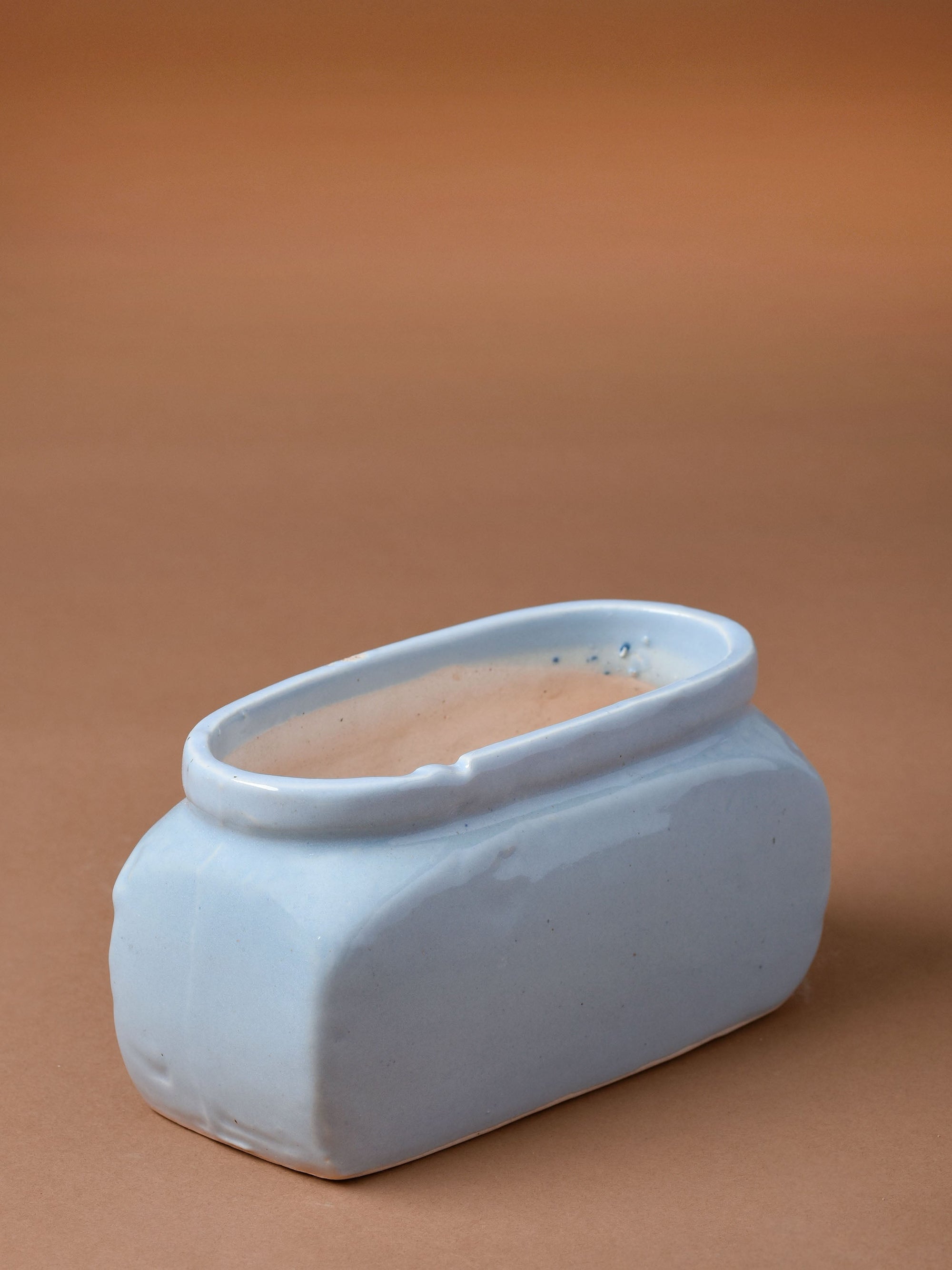 Rectangle Planter with Oval rim