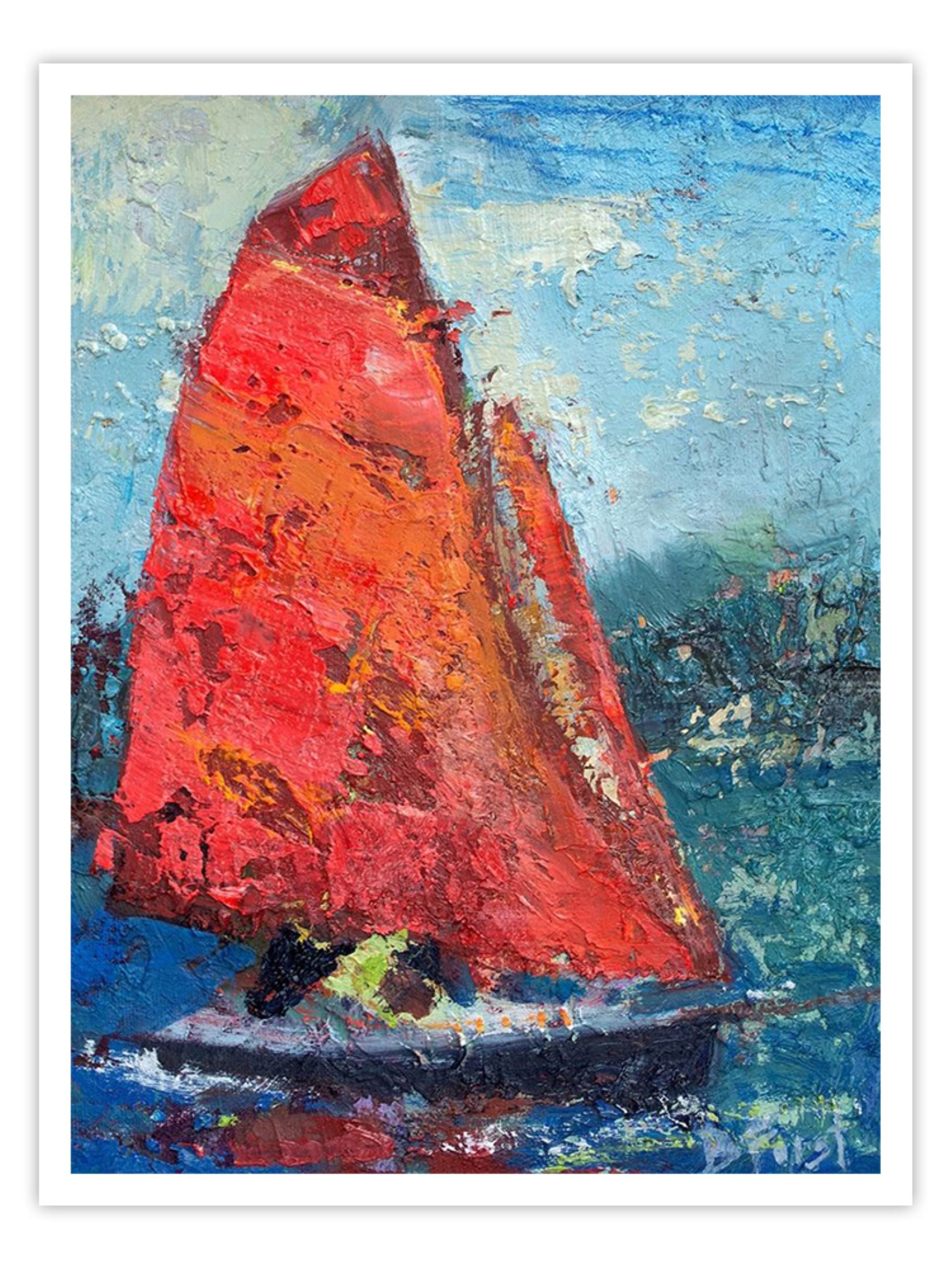 Wall Prints - Red Sail