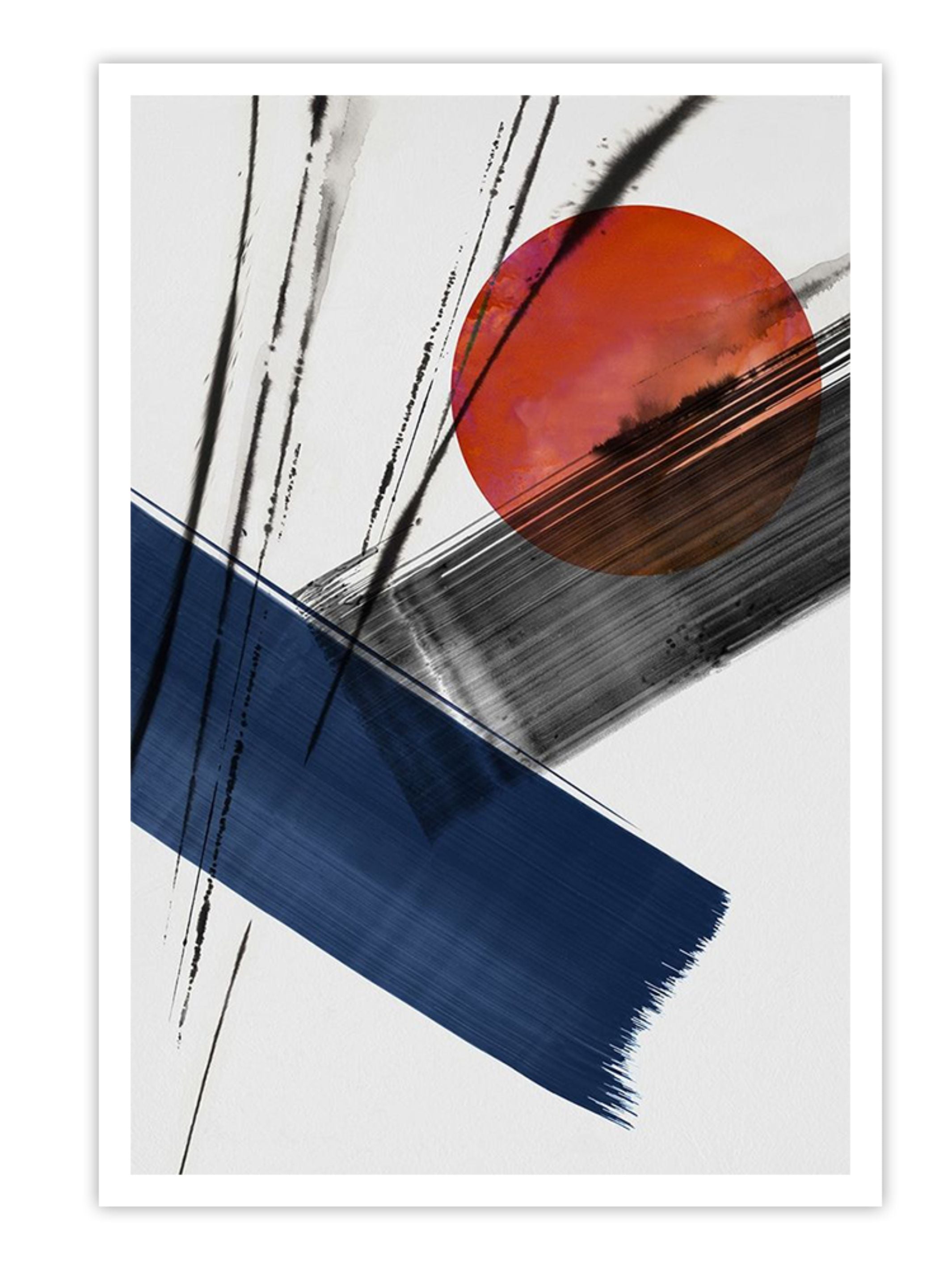 Wall Prints - Red Sun Over Paradise II