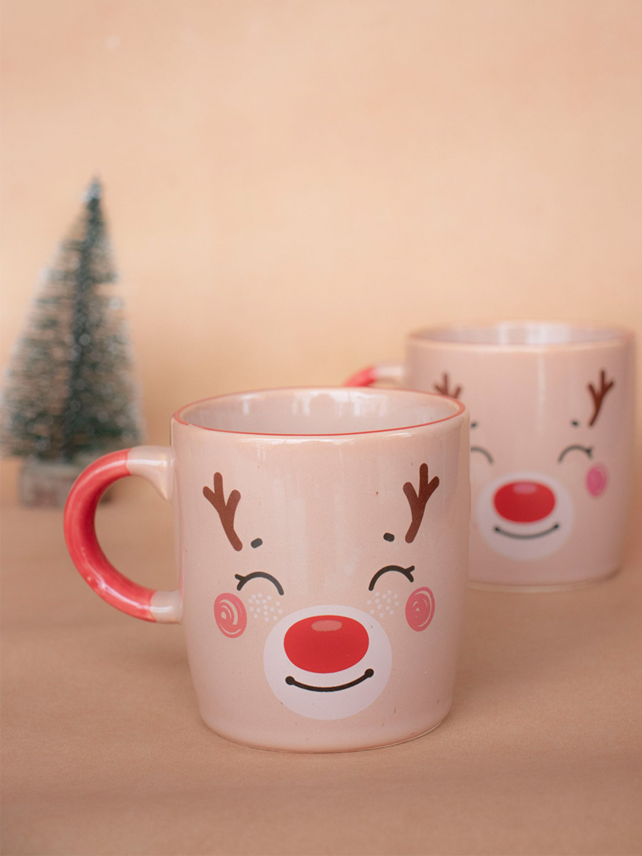 Reindeer Mug Set of 2