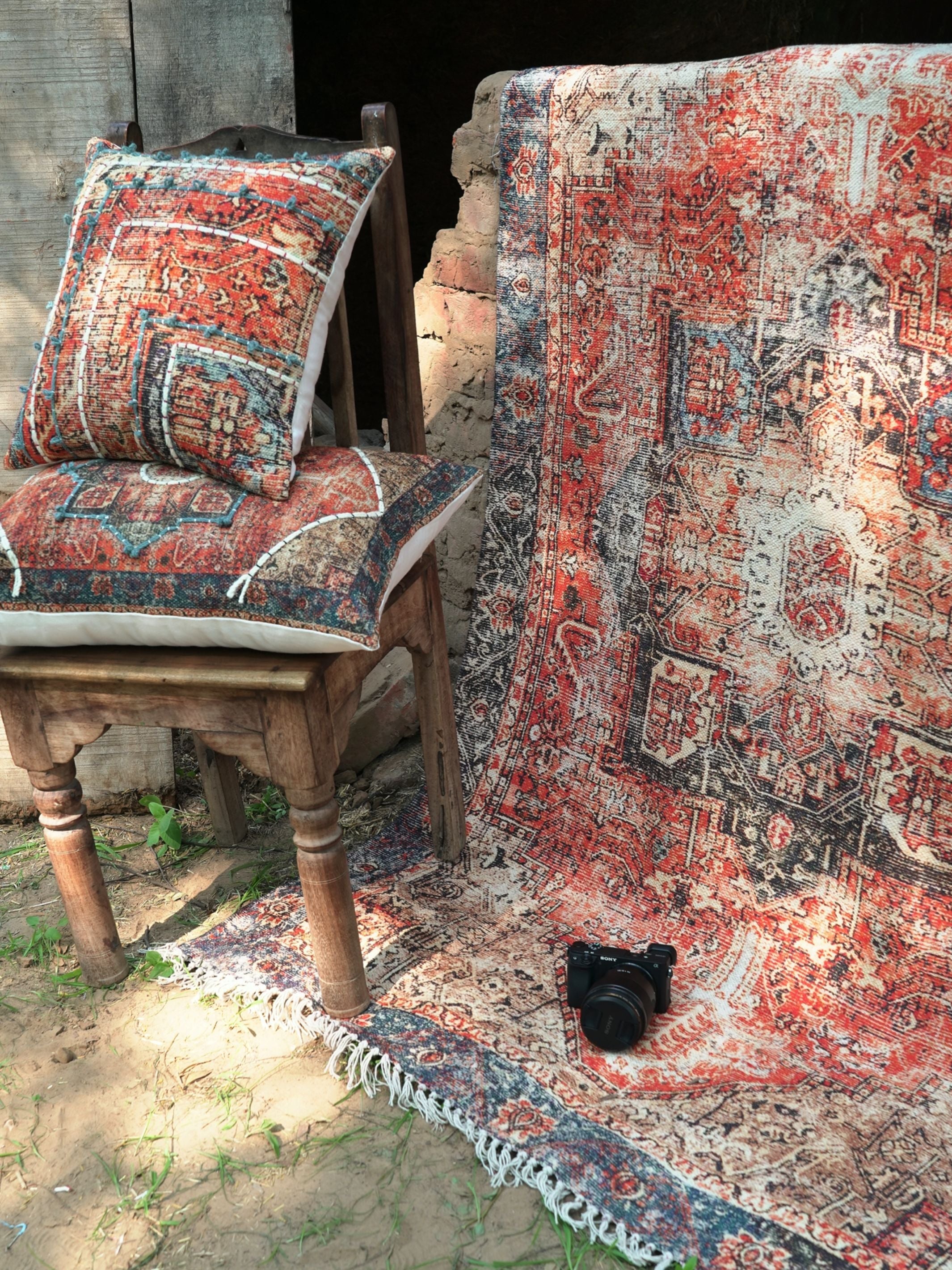 Roest Printed Cotton Rug