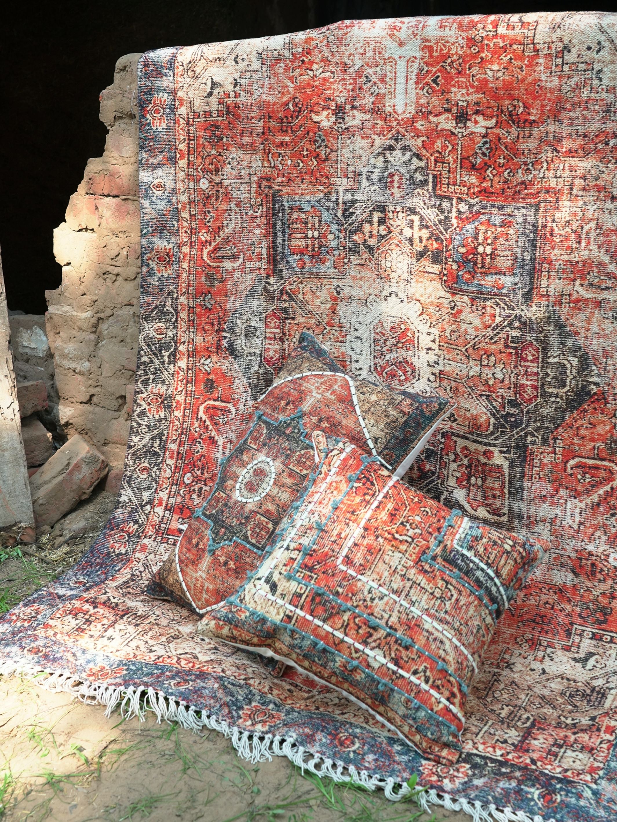 Roest Printed Cotton Rug