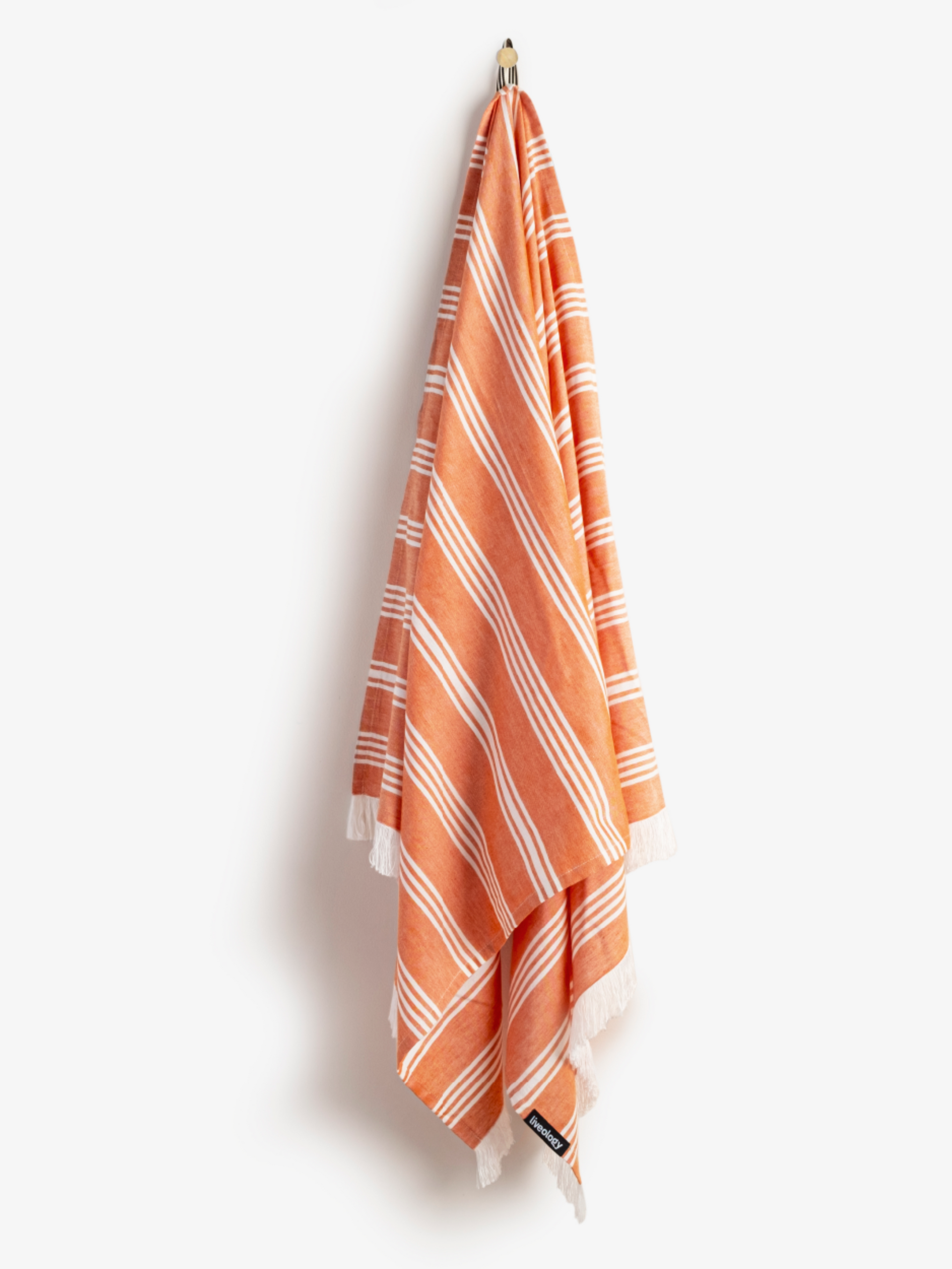 Santa Fe Rust Woven Beach Towel