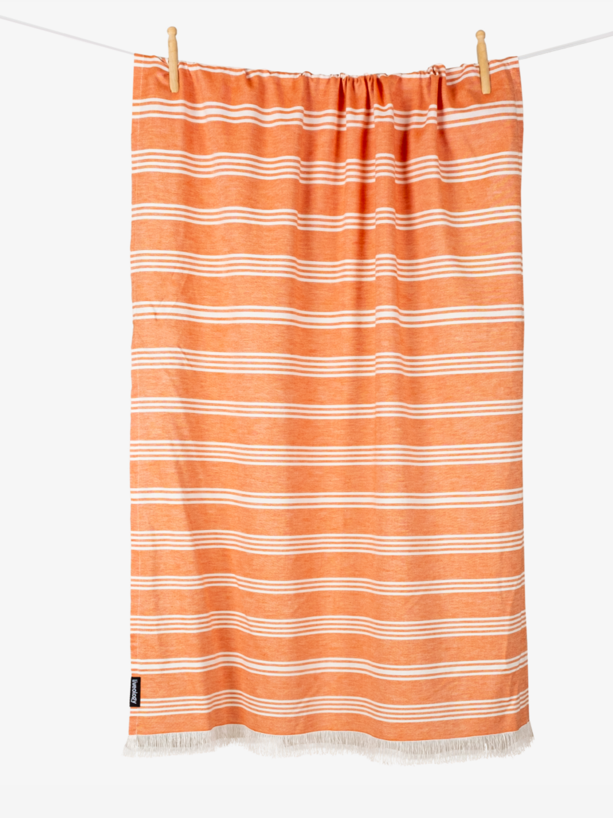 Santa Fe Rust Woven Beach Towel