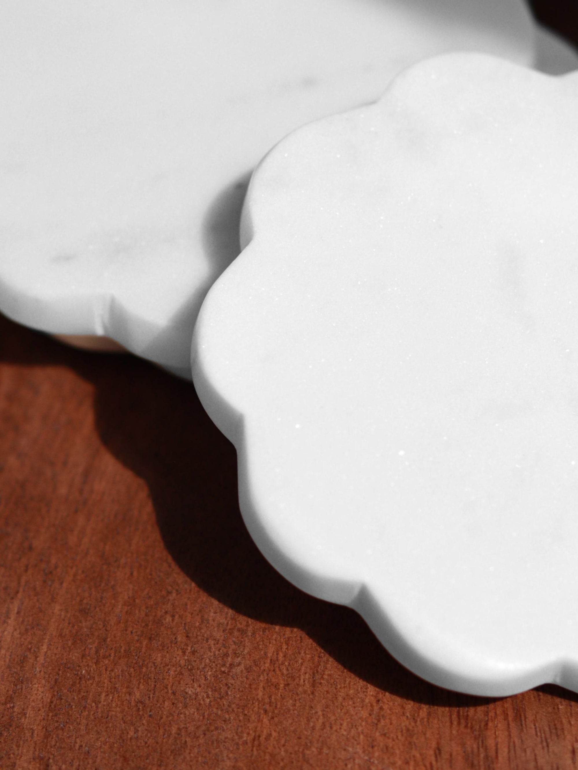 Scallop Marble Coasters