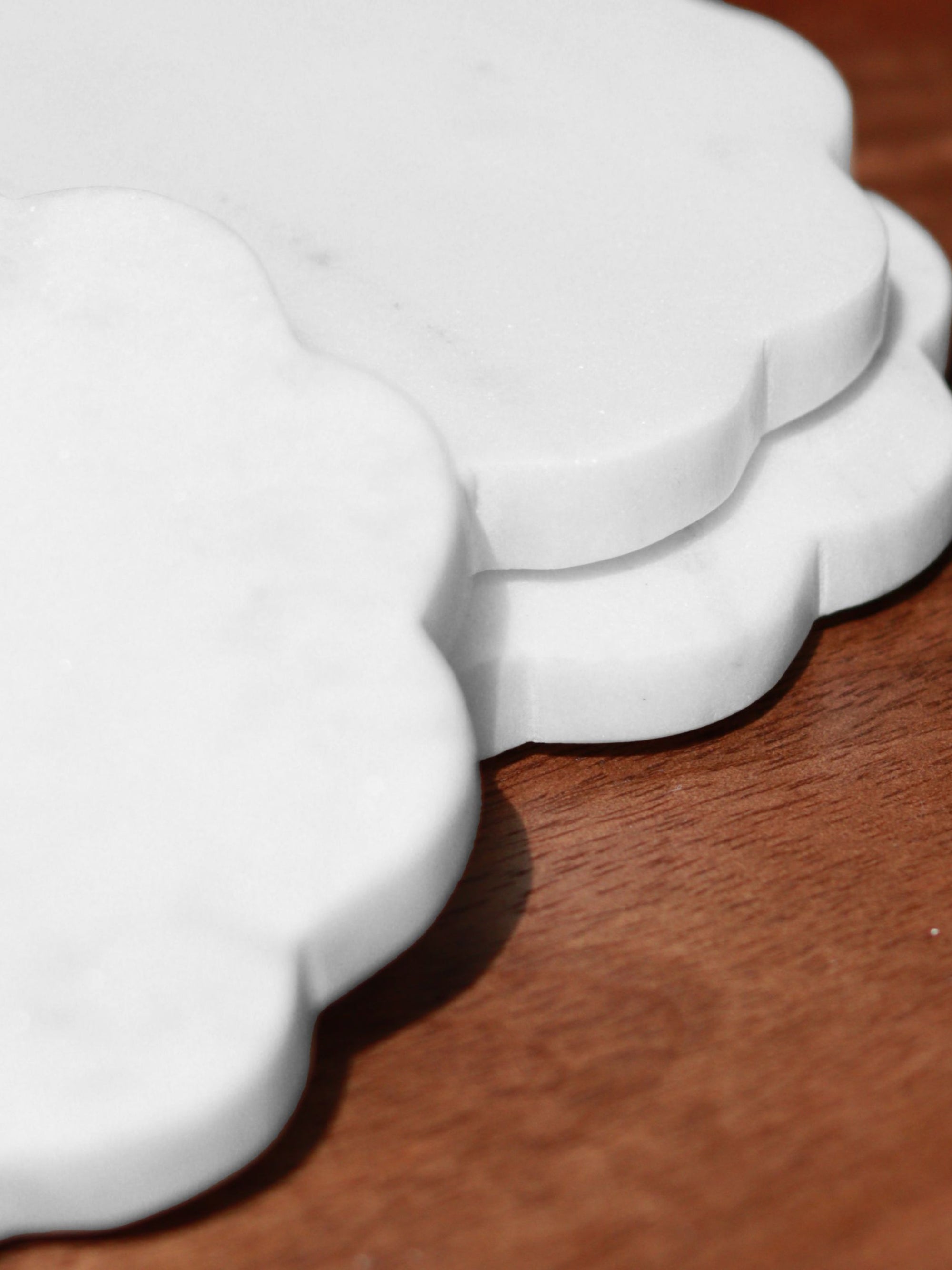 Scallop Marble Coasters