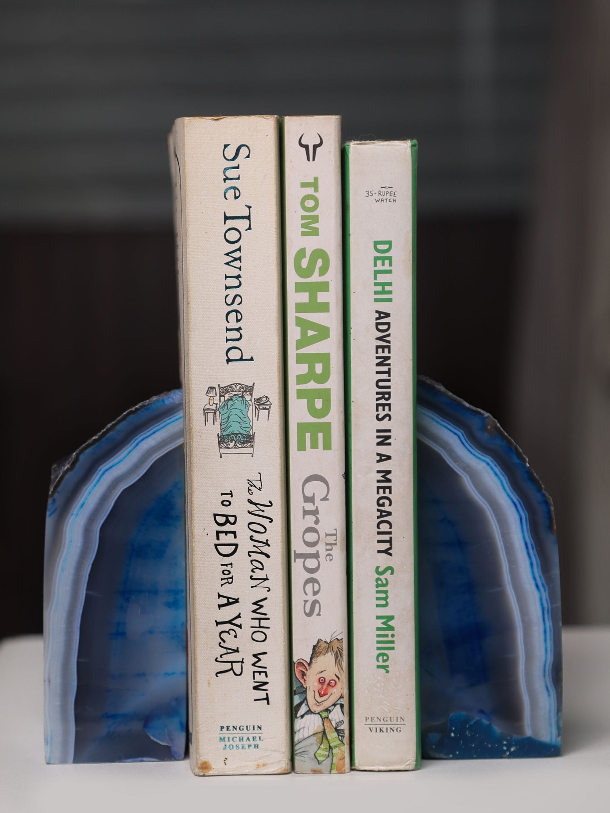 Semi Precious Bookend Set