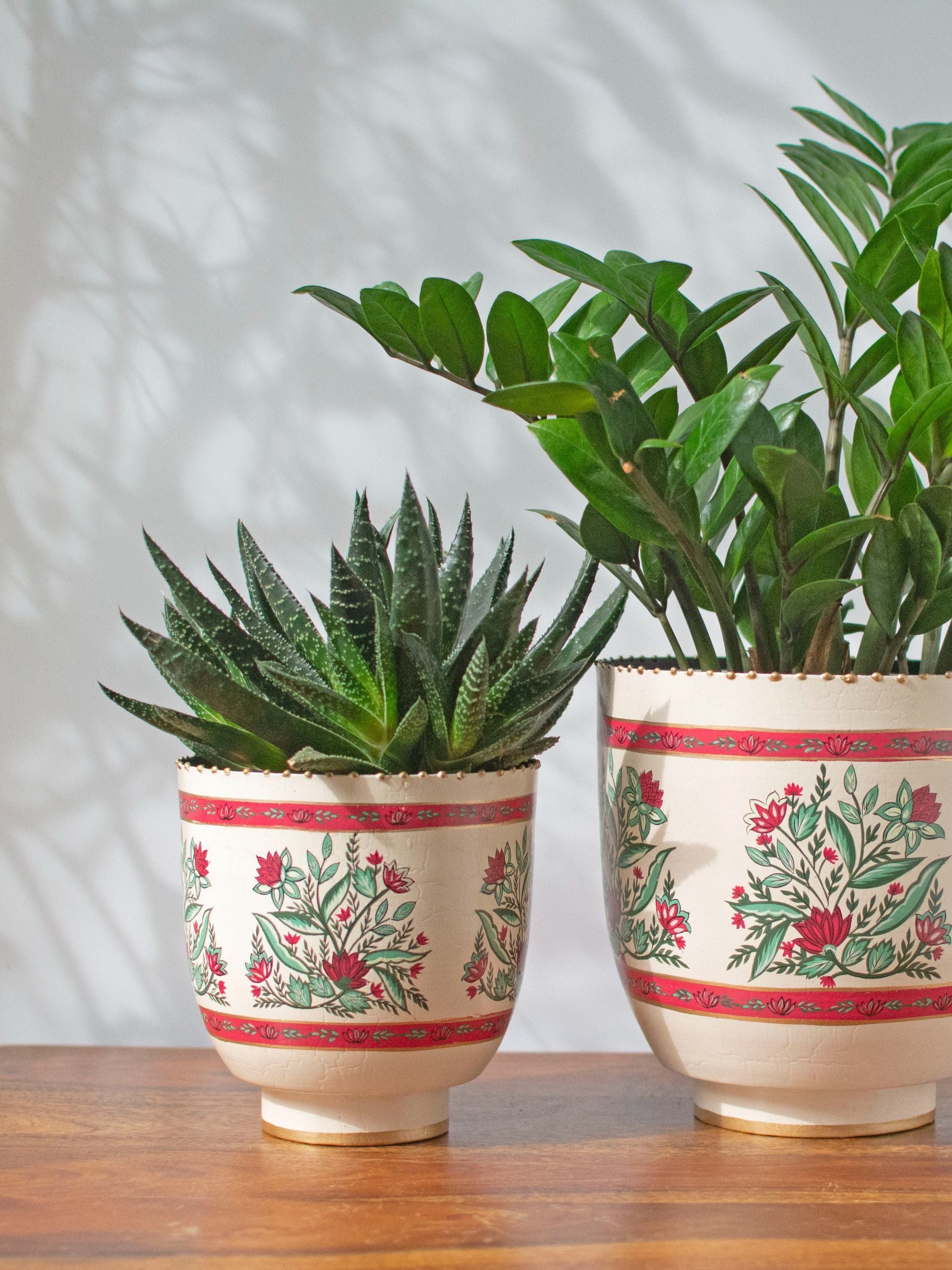 Shalimar Handpainted Planter Set of 2
