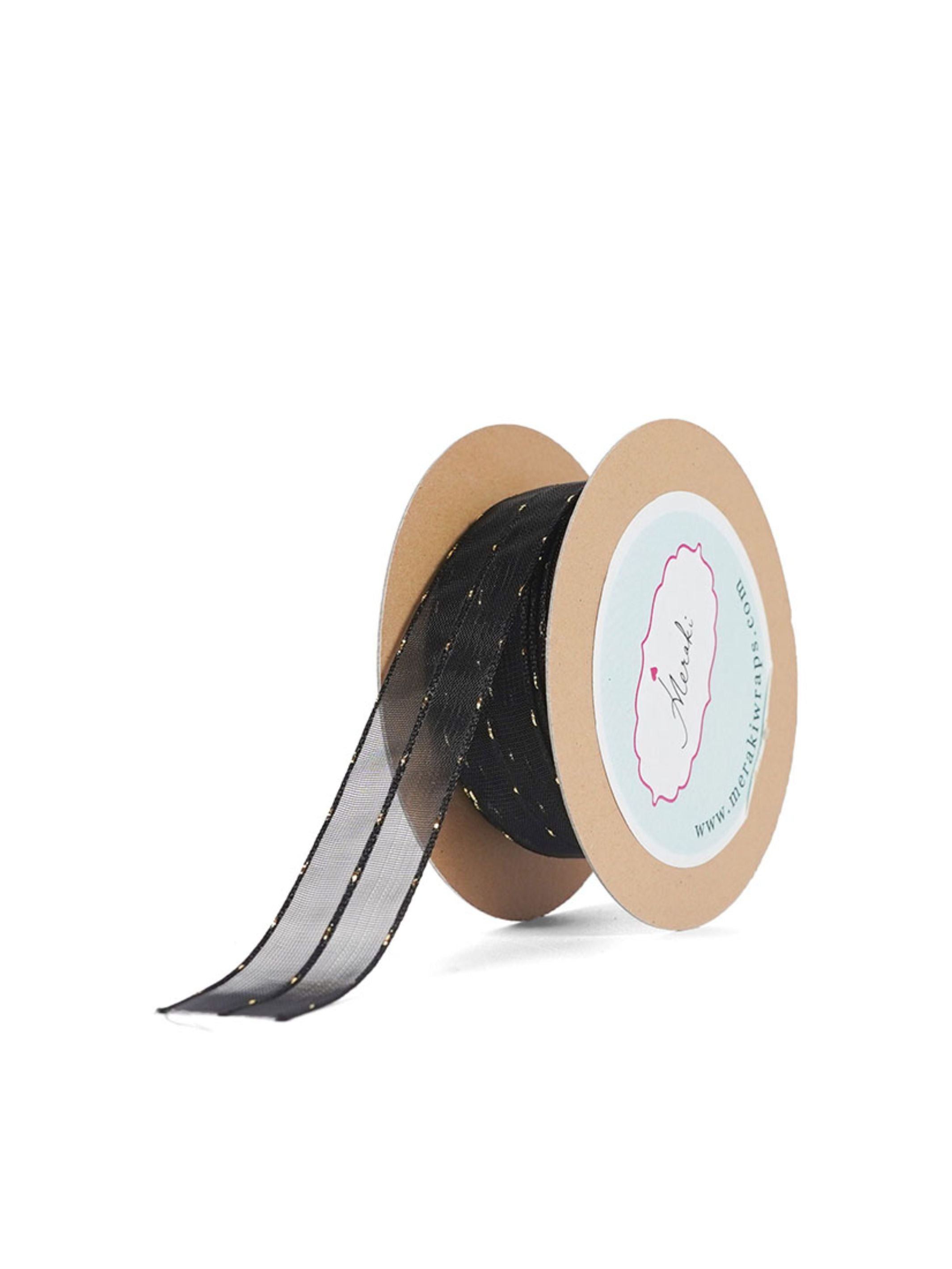 Sheer Ribbon With Stitches Ribbon