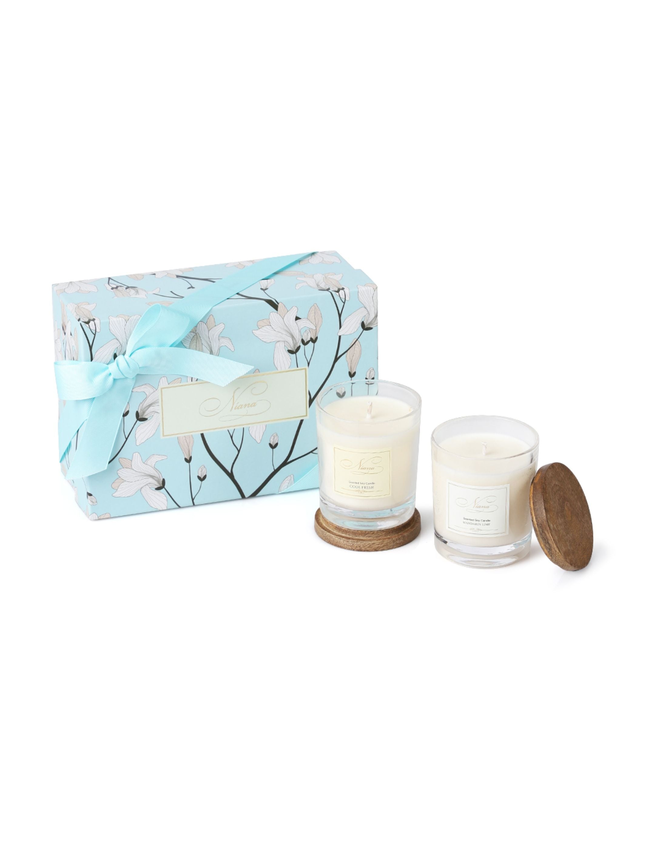 Signature Candle Duo - Cool Fresh & Mandarin Lime