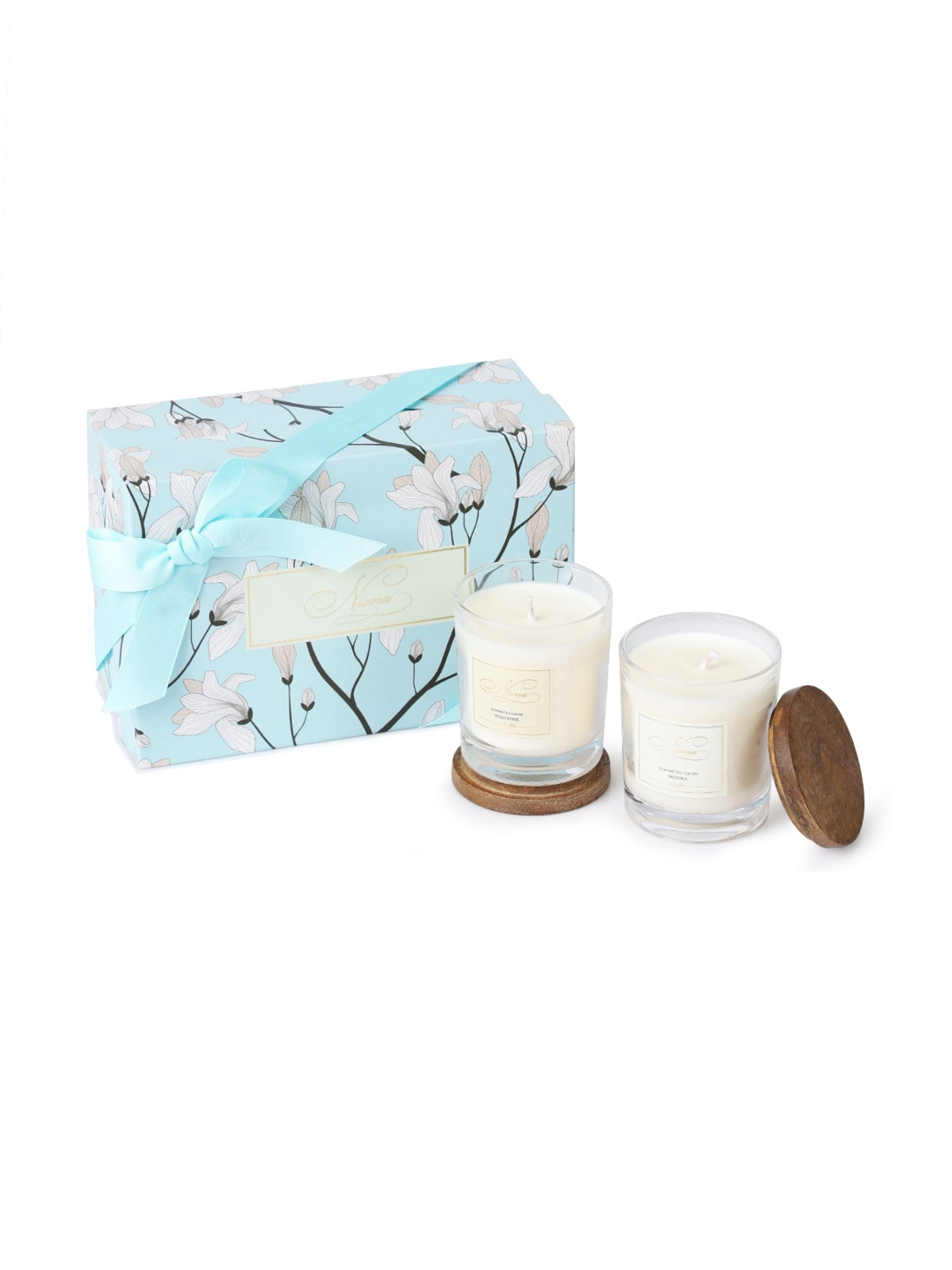 Signature Candle Duo - Mogra & Wild Rose