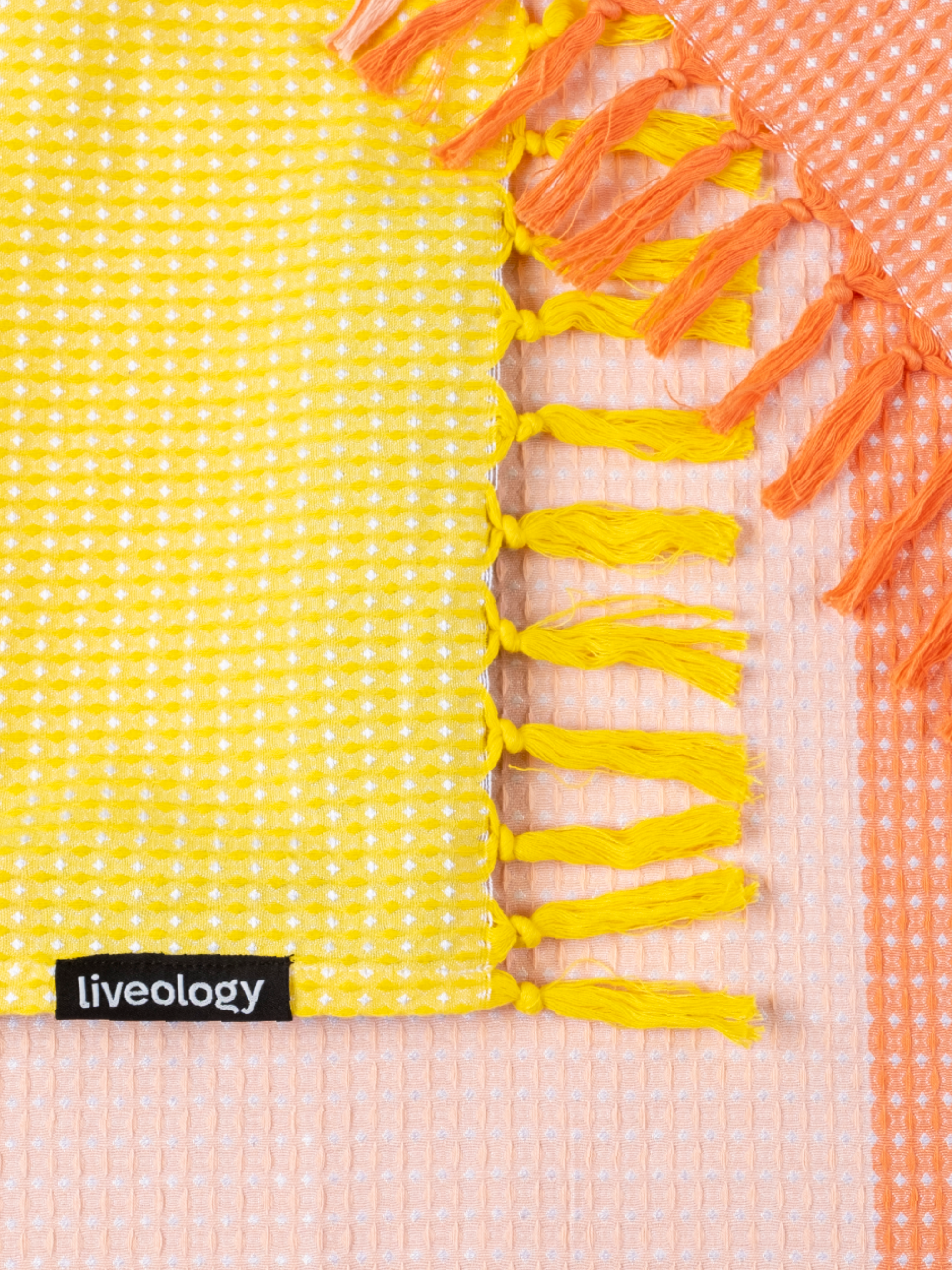 Sorbet Sunrise Woven Beach Towel