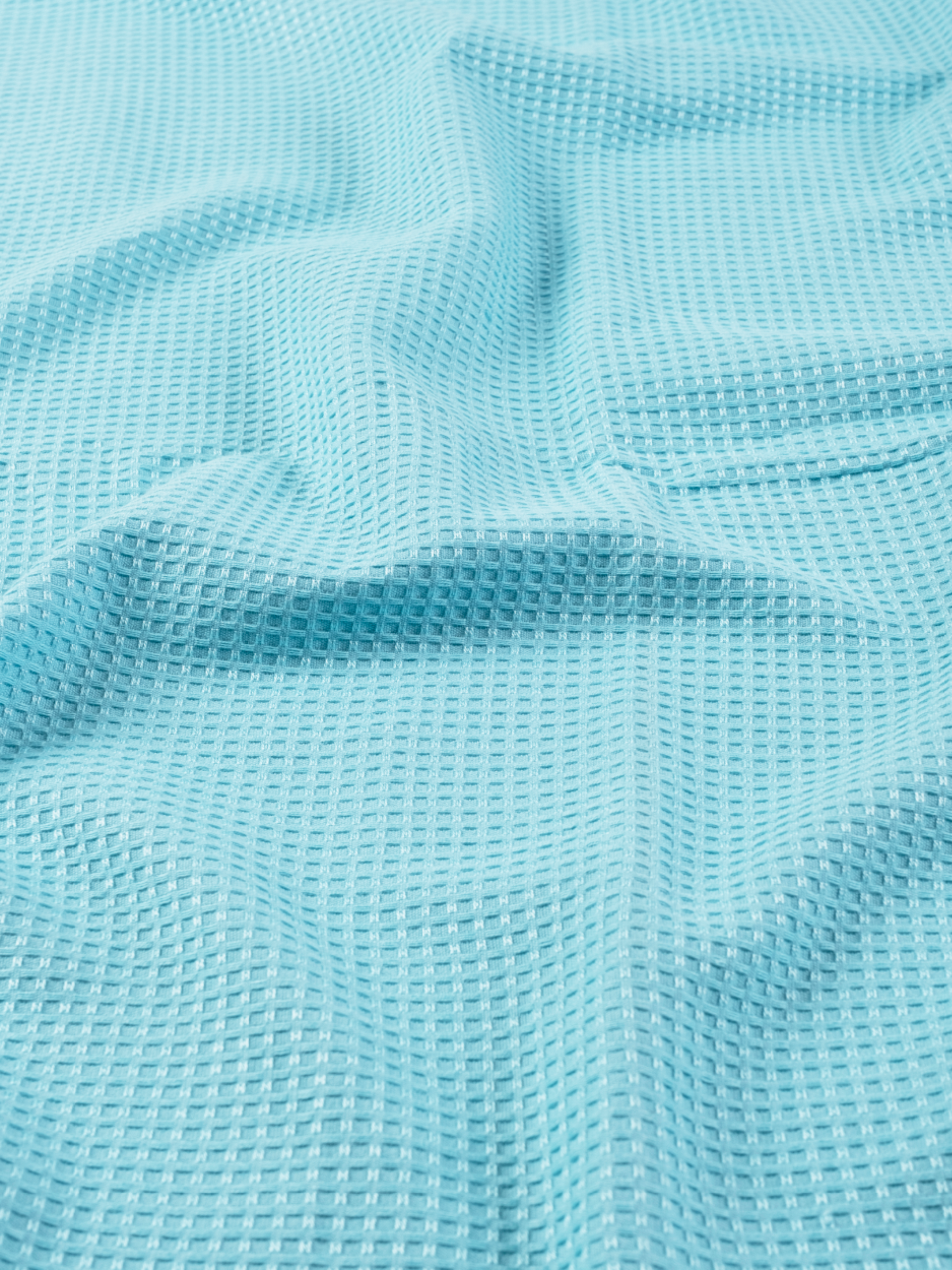 Sorrento Waffle Aqua Beach Towel Set Of 3