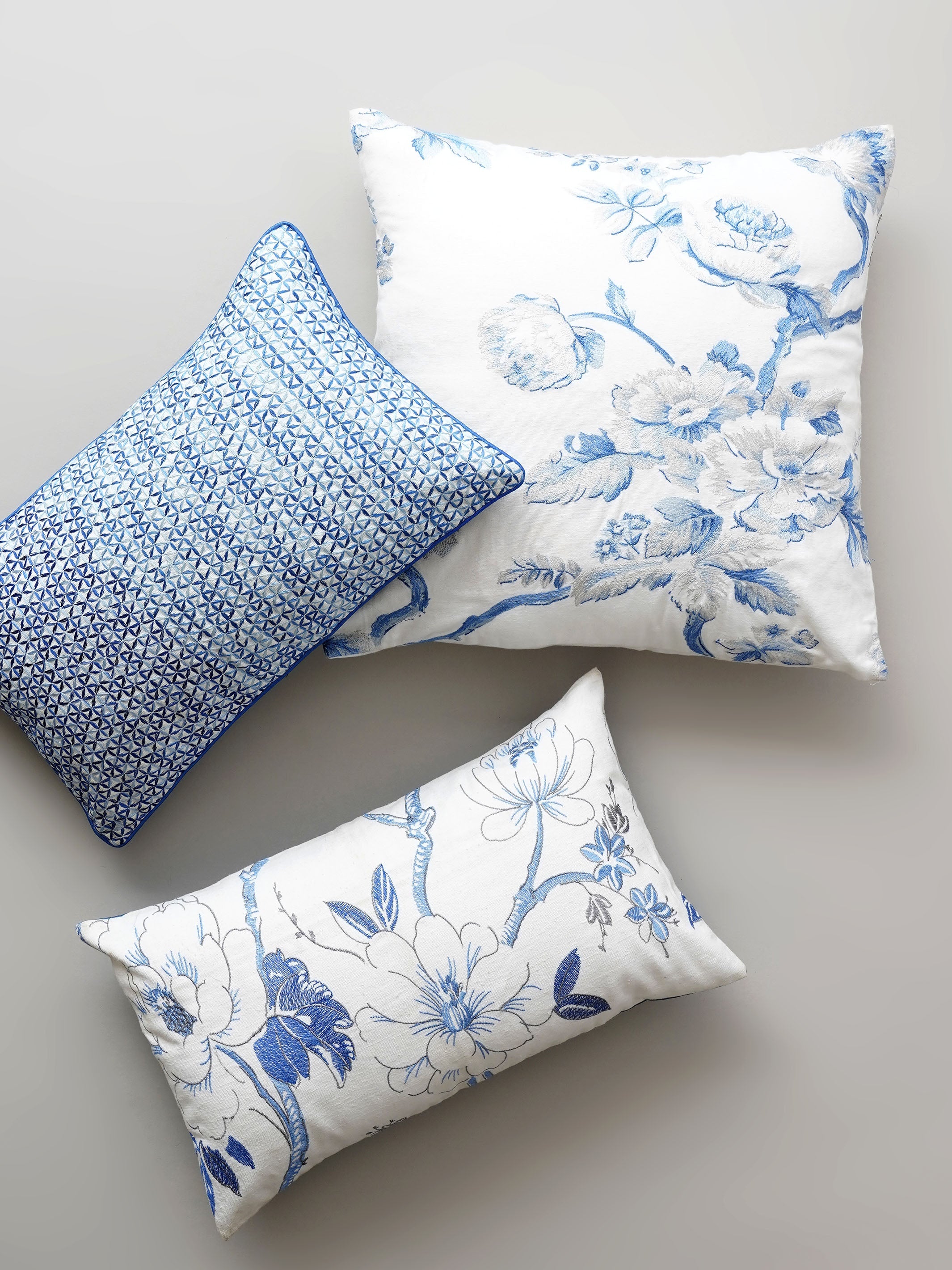 Cushion Cover - Springtide Embroidered