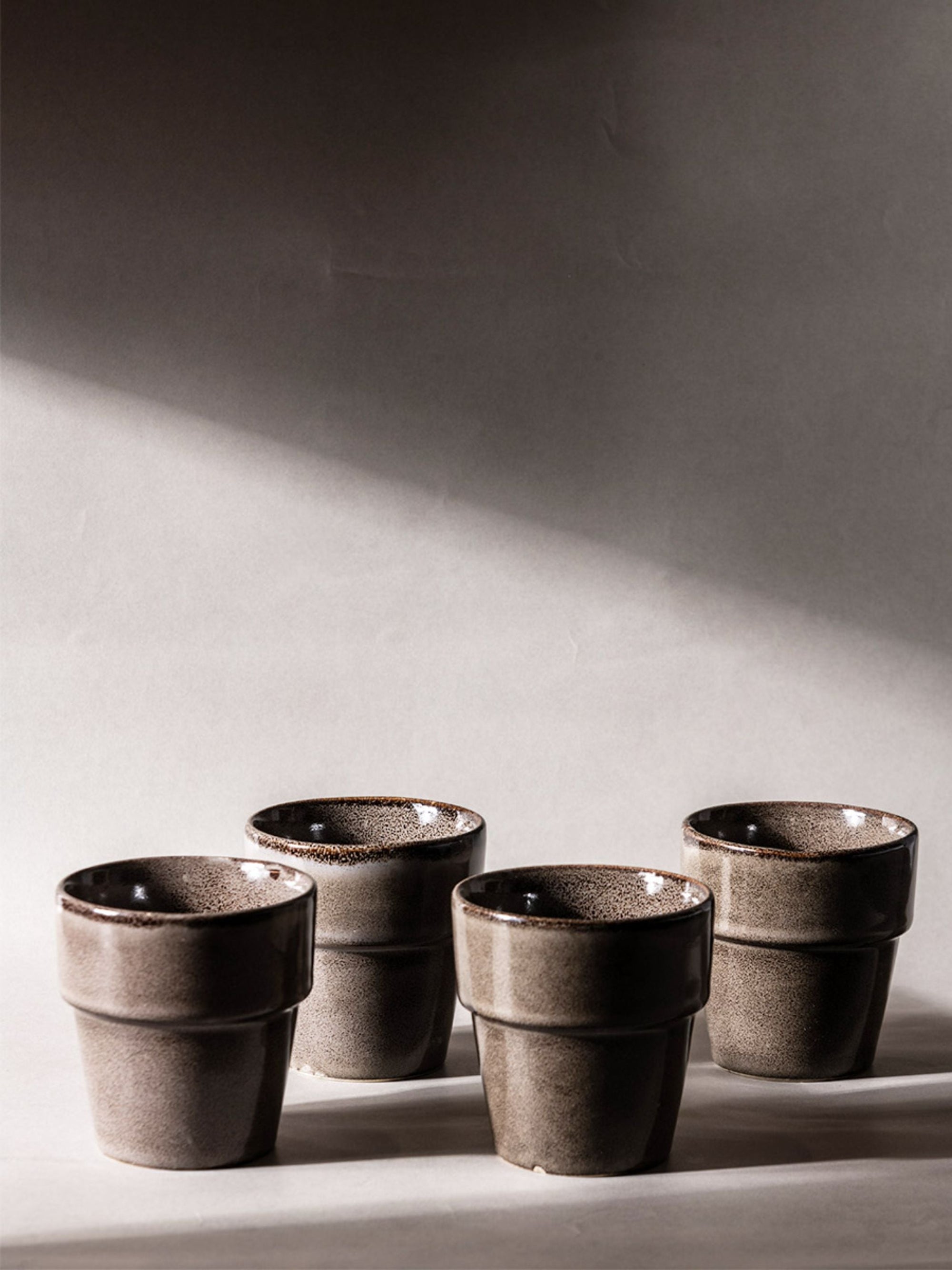 Stackable Collar Glass _ Kulhad Set of 4