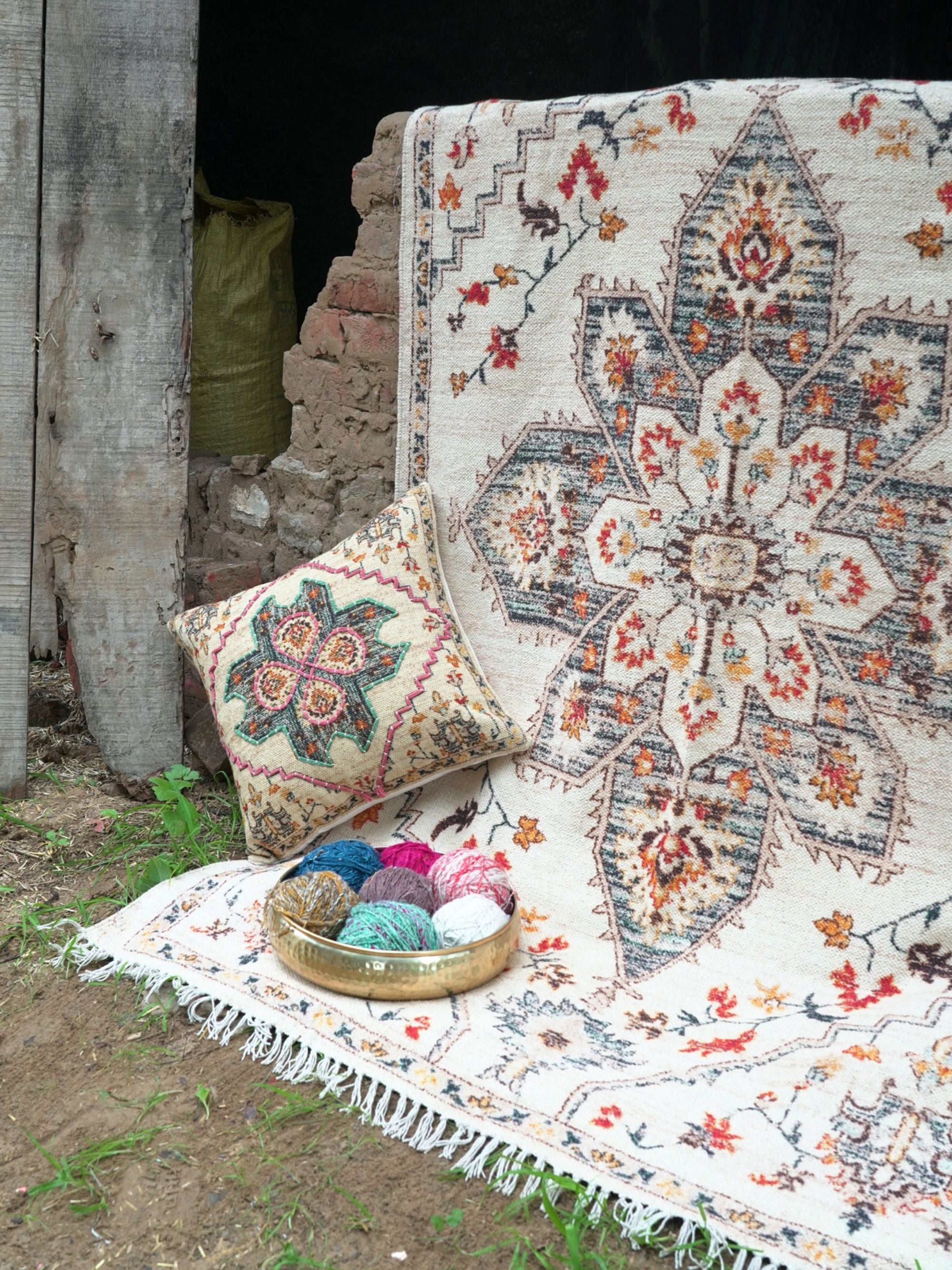Printed Cotton Rug - Stern