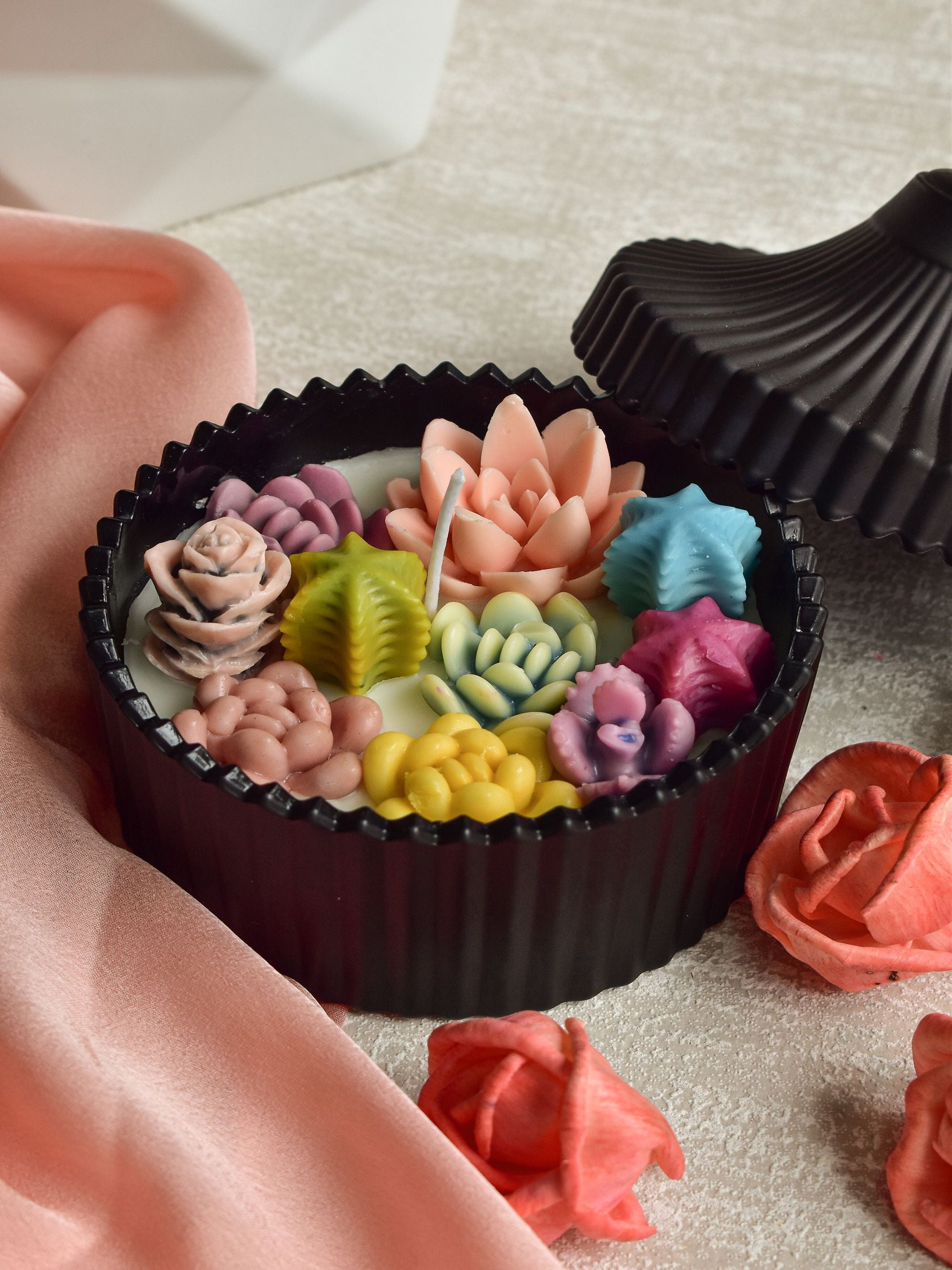 Succulent Pond Jar Candle