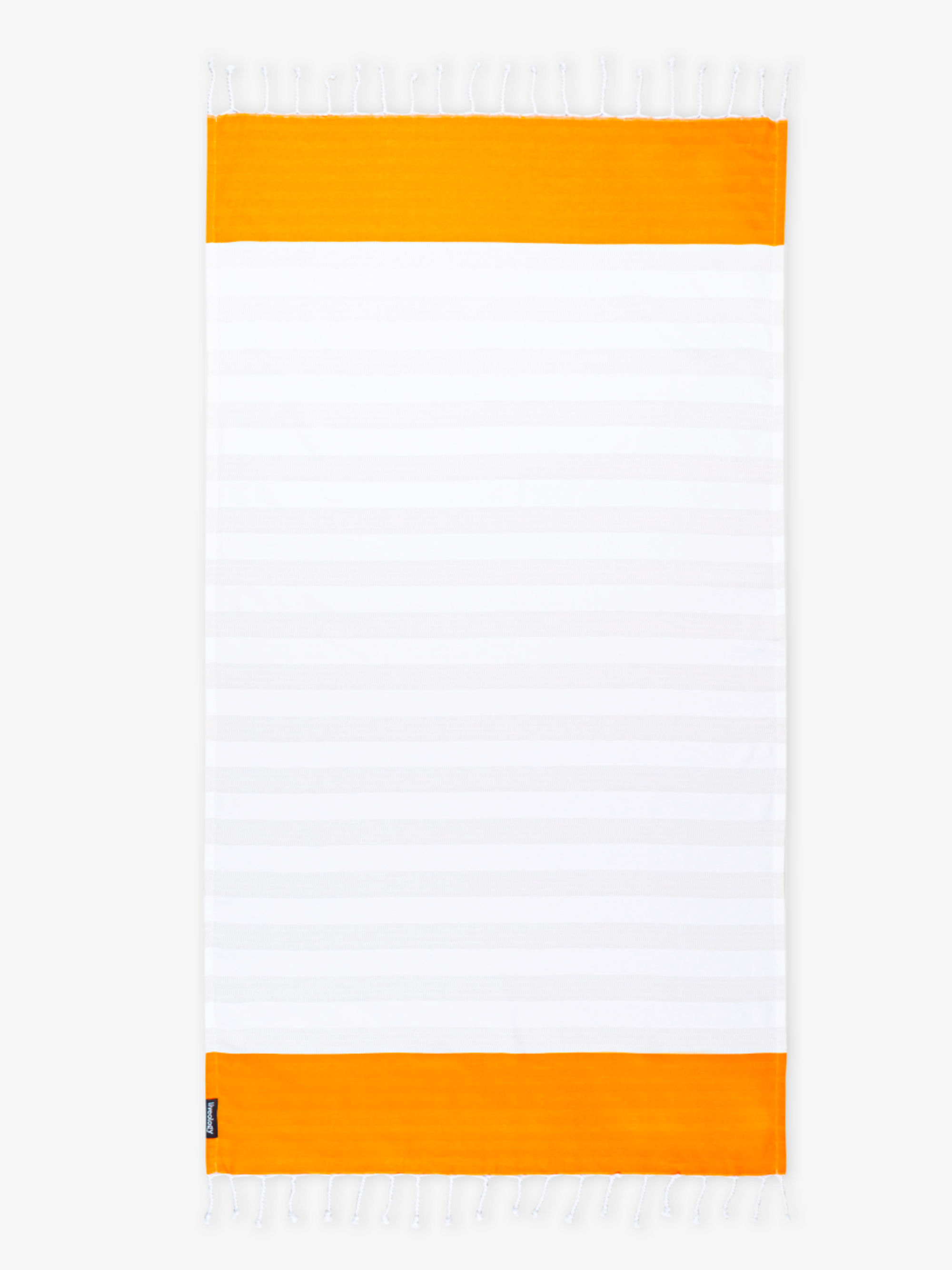 Tangerine Woven Beach Towel