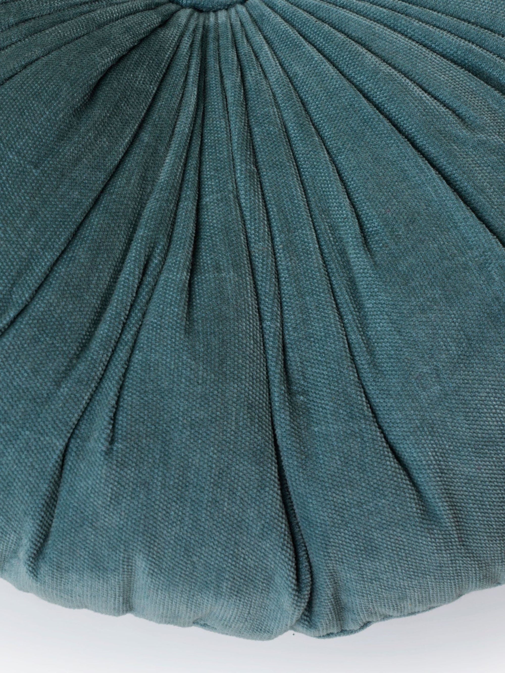 Round Cushion Cover - Cuddle Teal