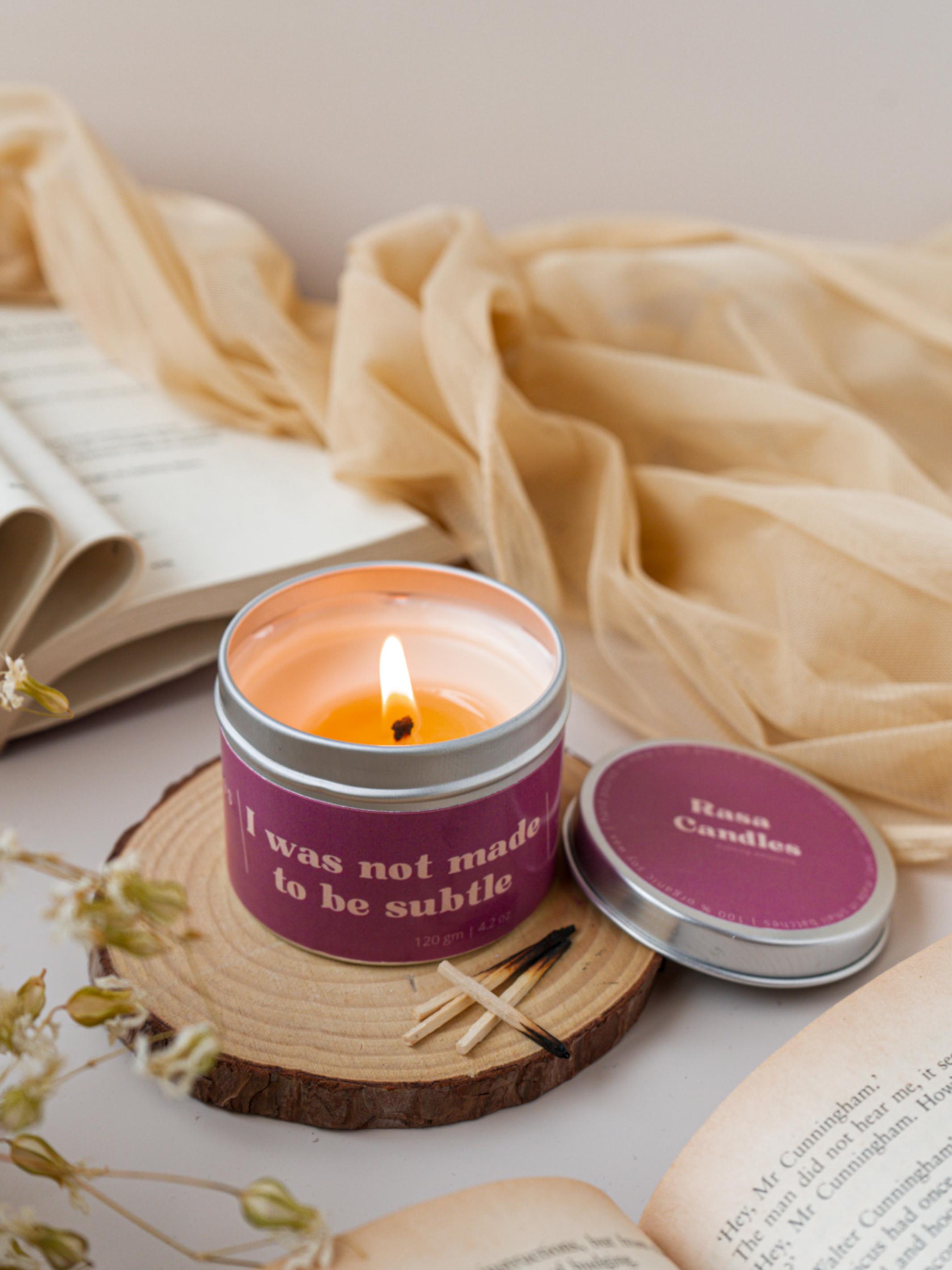 Tin Candle Bundle Set of 2