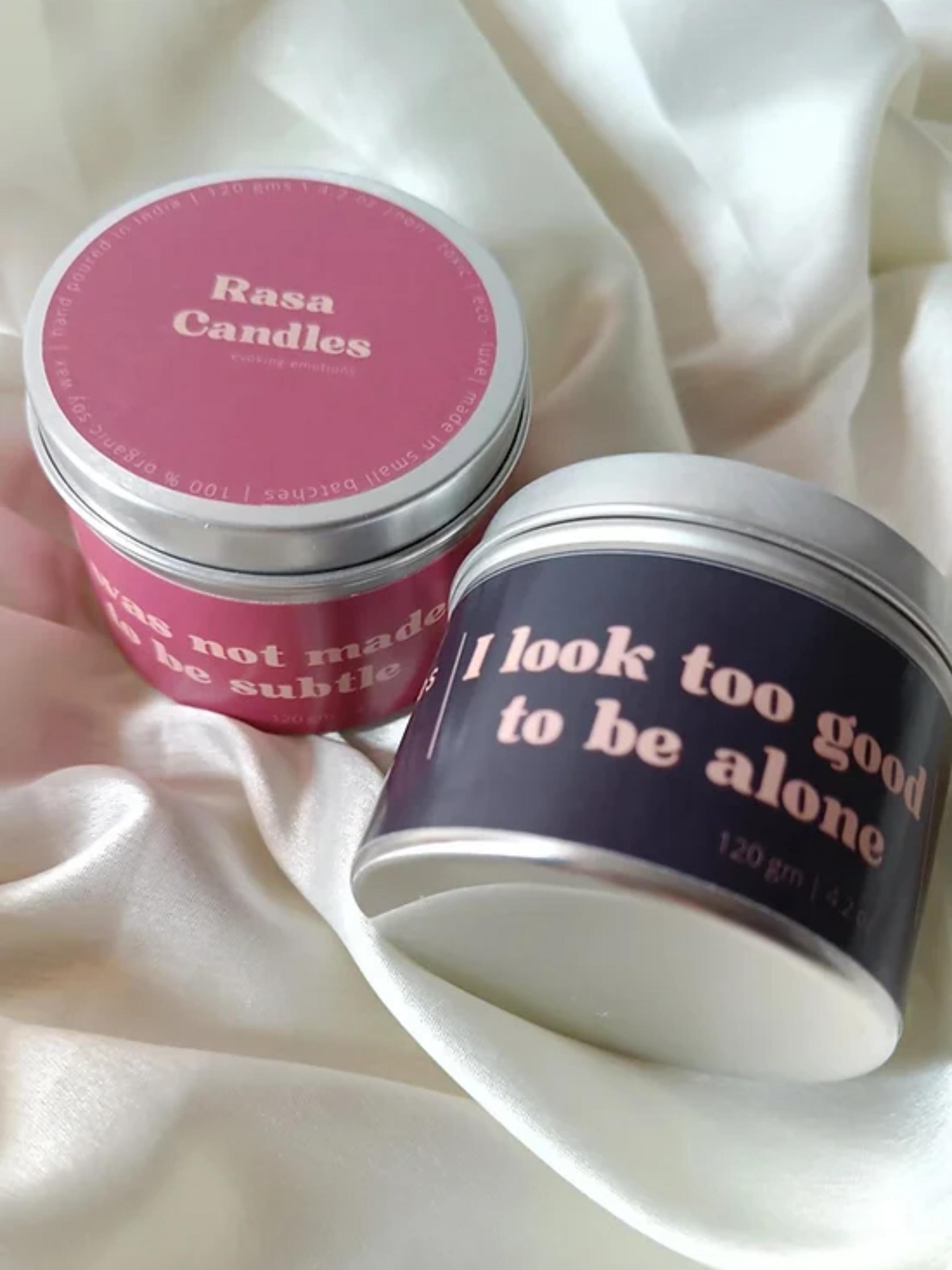 Tin Candle Bundle Set of 2
