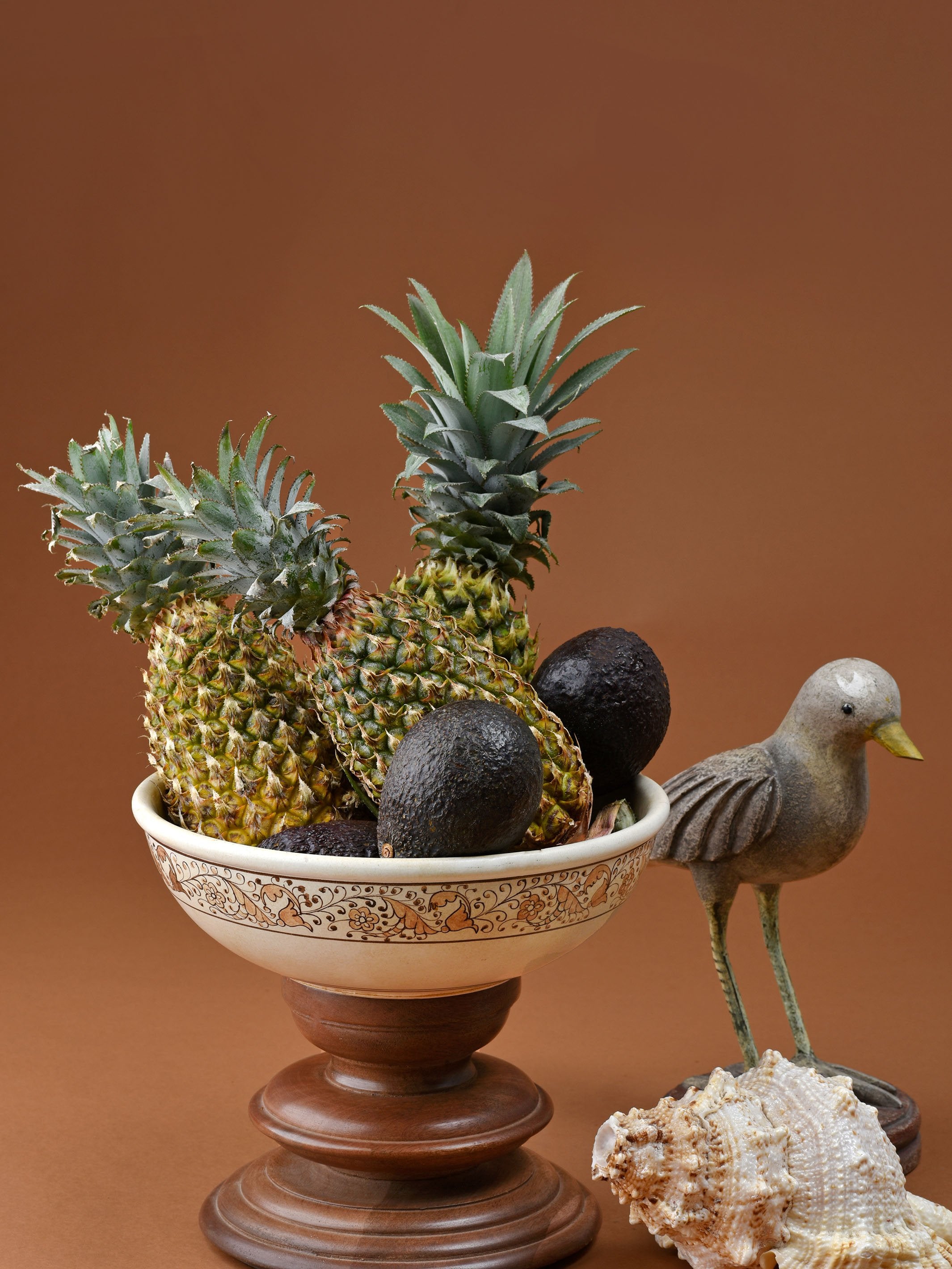 Vintage Handpainted Fruit Bowl