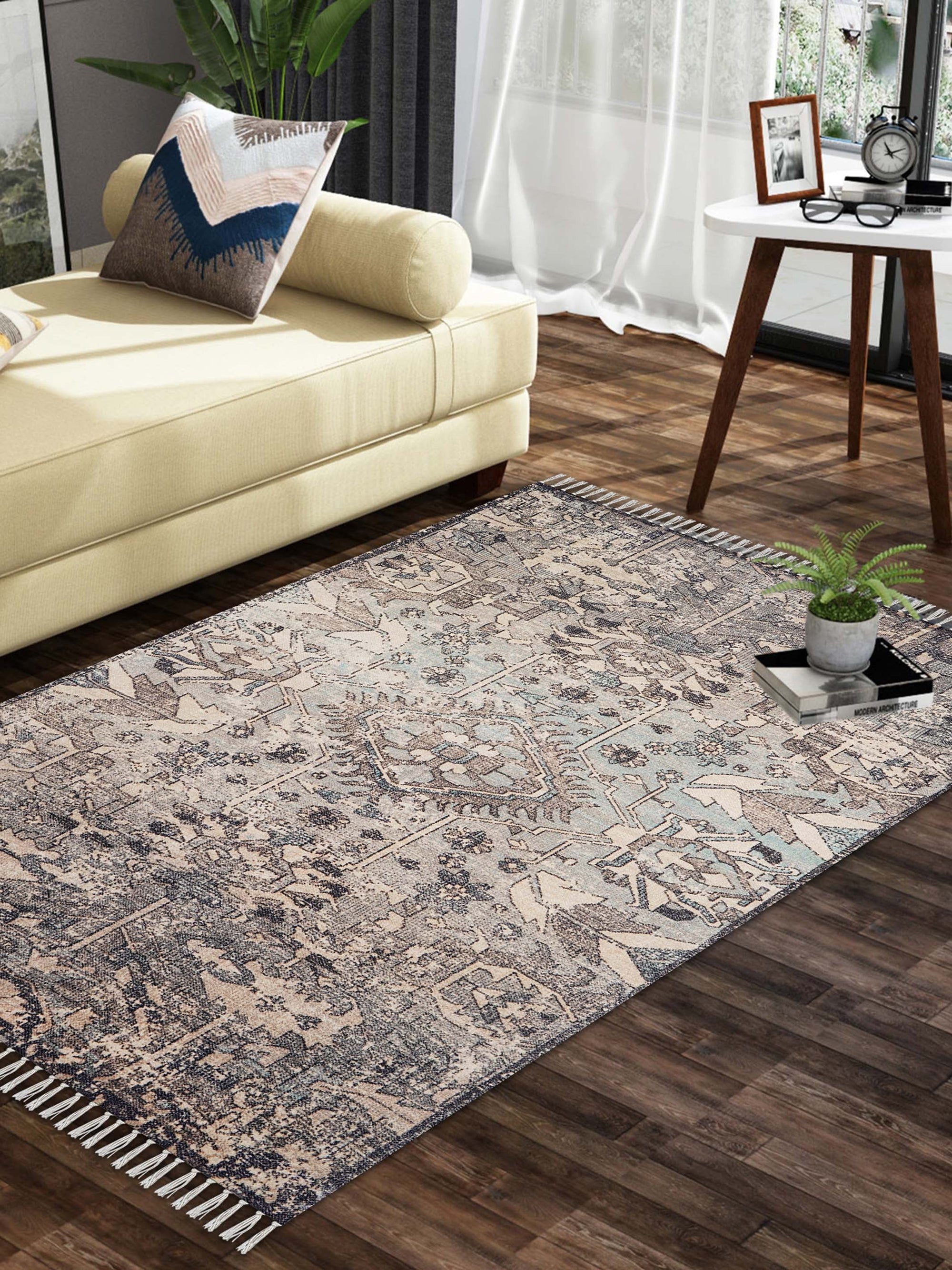 Viridian Printed Rug