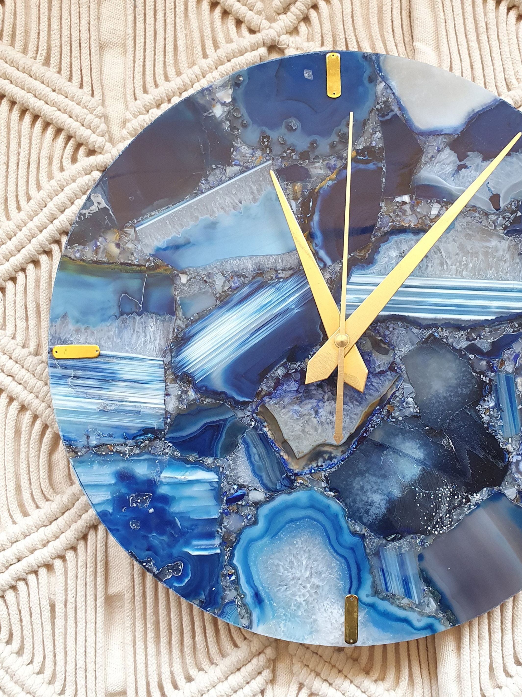 Wall Clock Blue