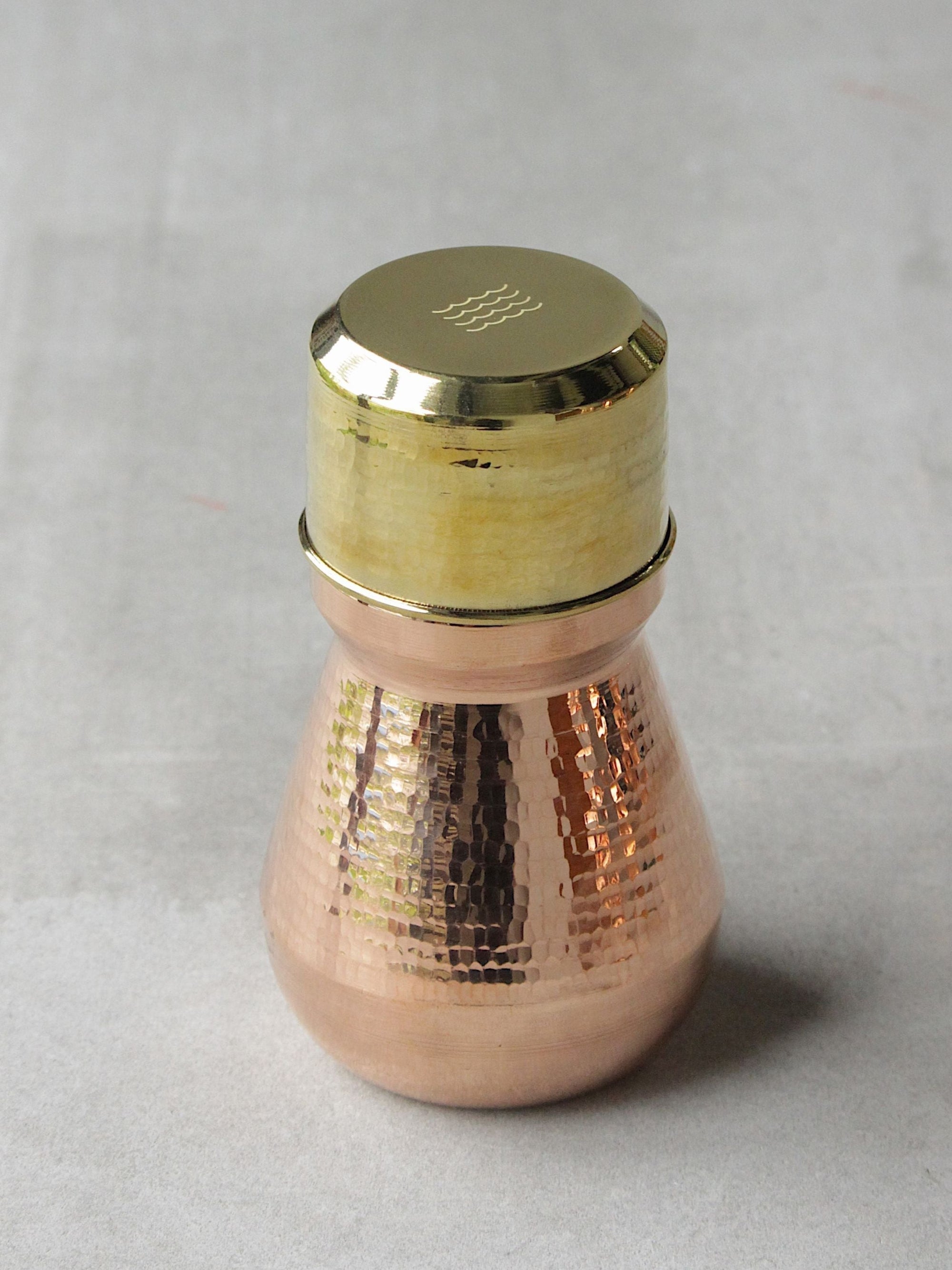 Water Carafe Mini with Brass Glass