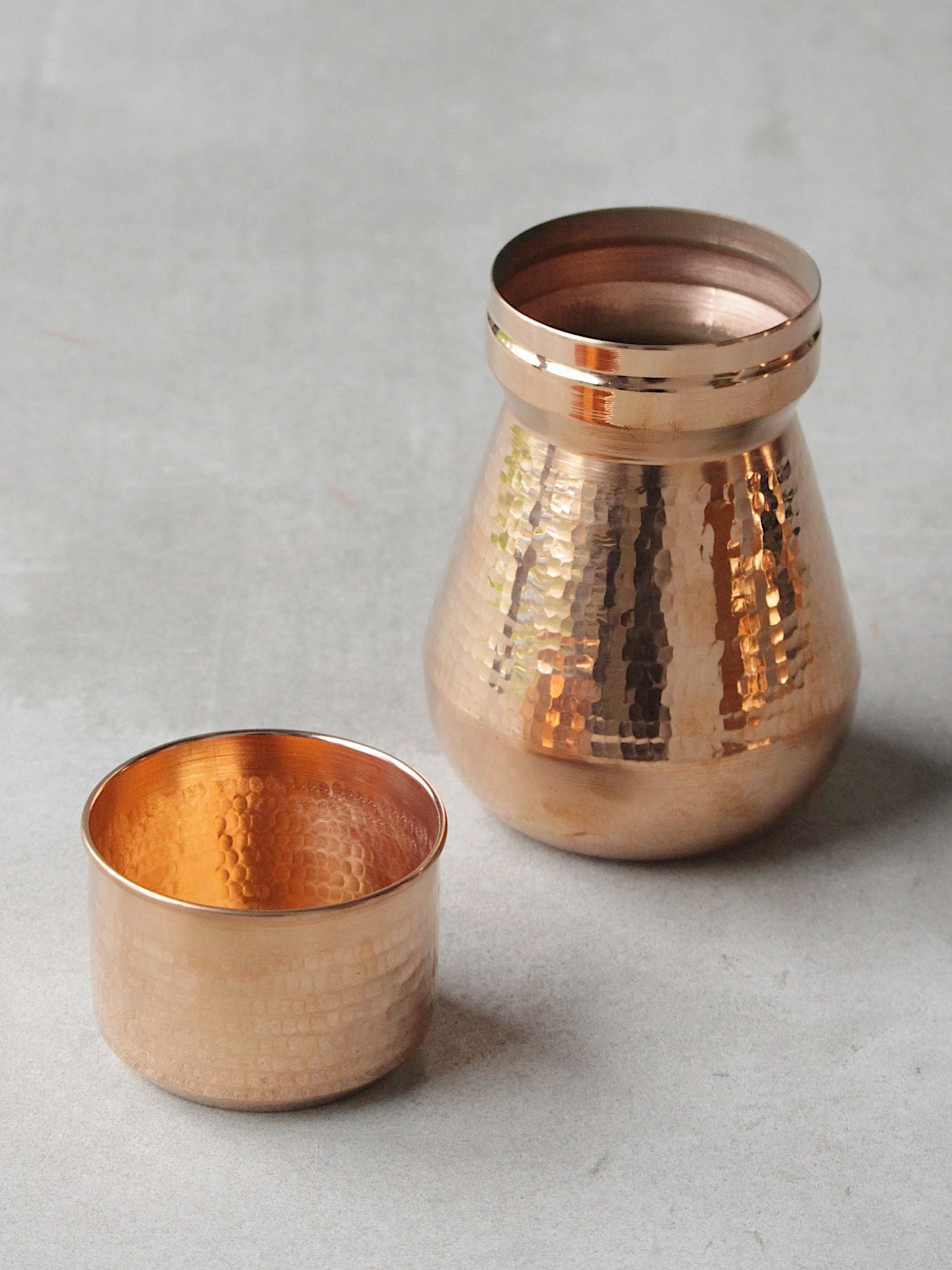 Water Carafe Mini with Copper Glass