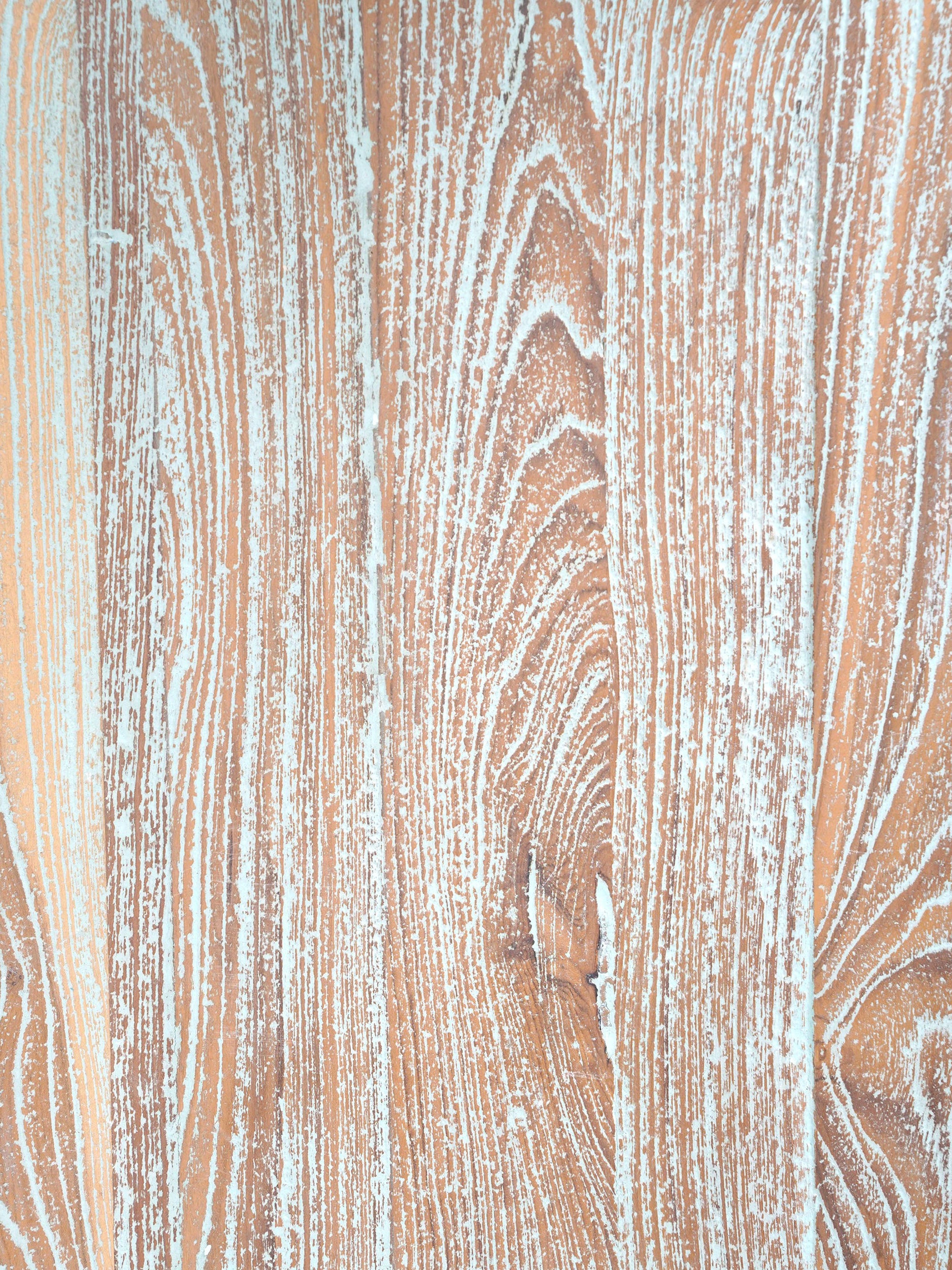 Vintage Hand Carved Wood Bench