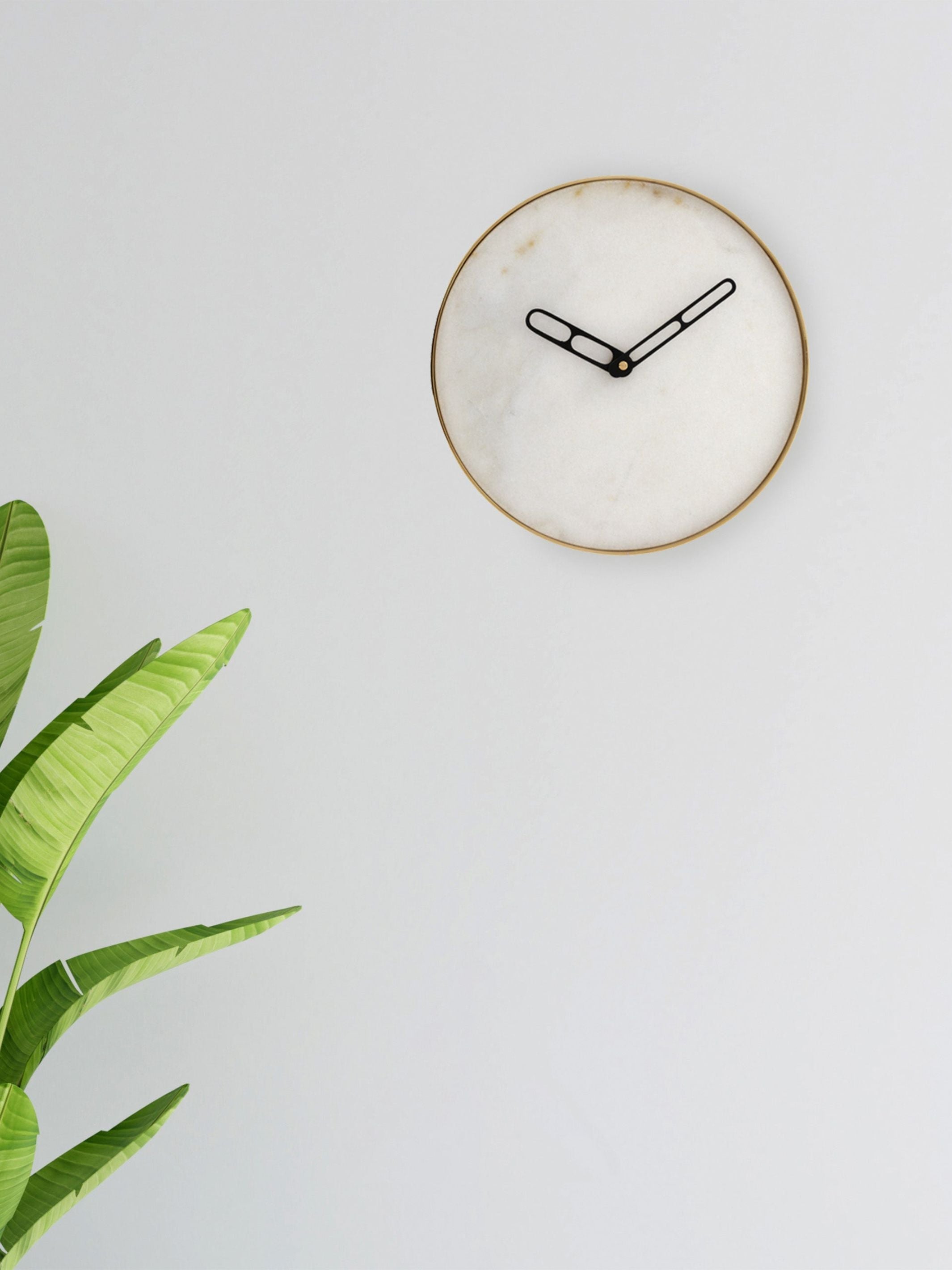 White Marble Yang Clock