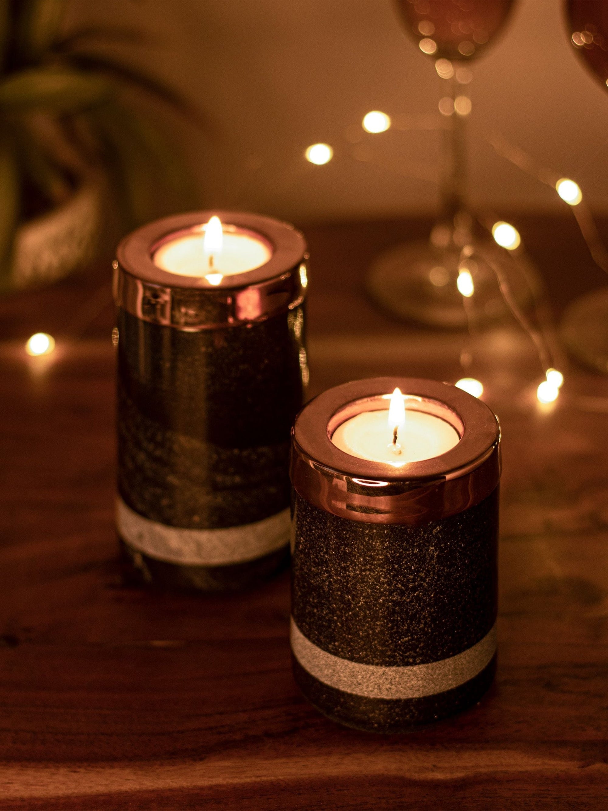Tea Light Candle Holder - Yin Towers