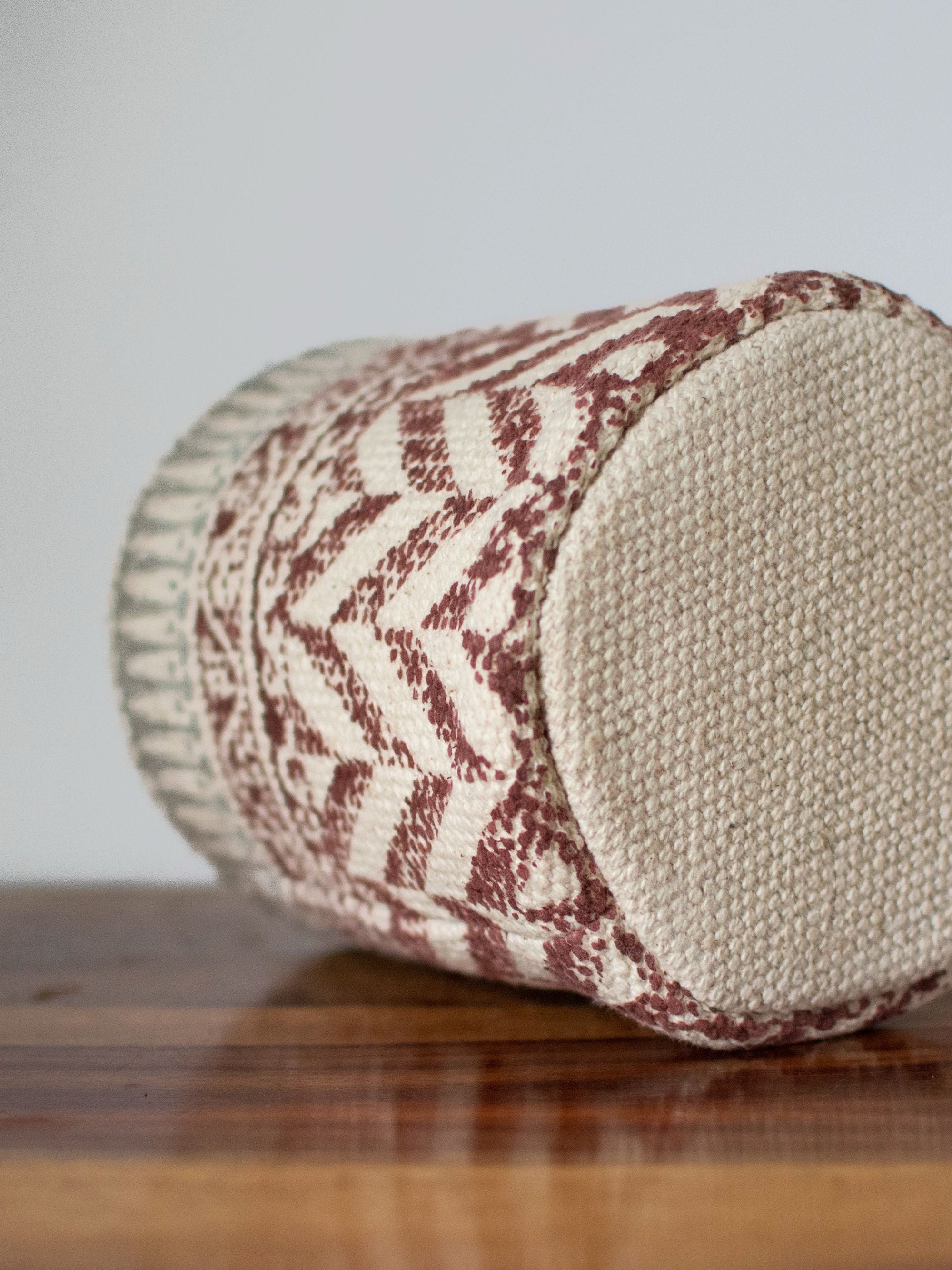 Zoya handblock printed Basket Medium