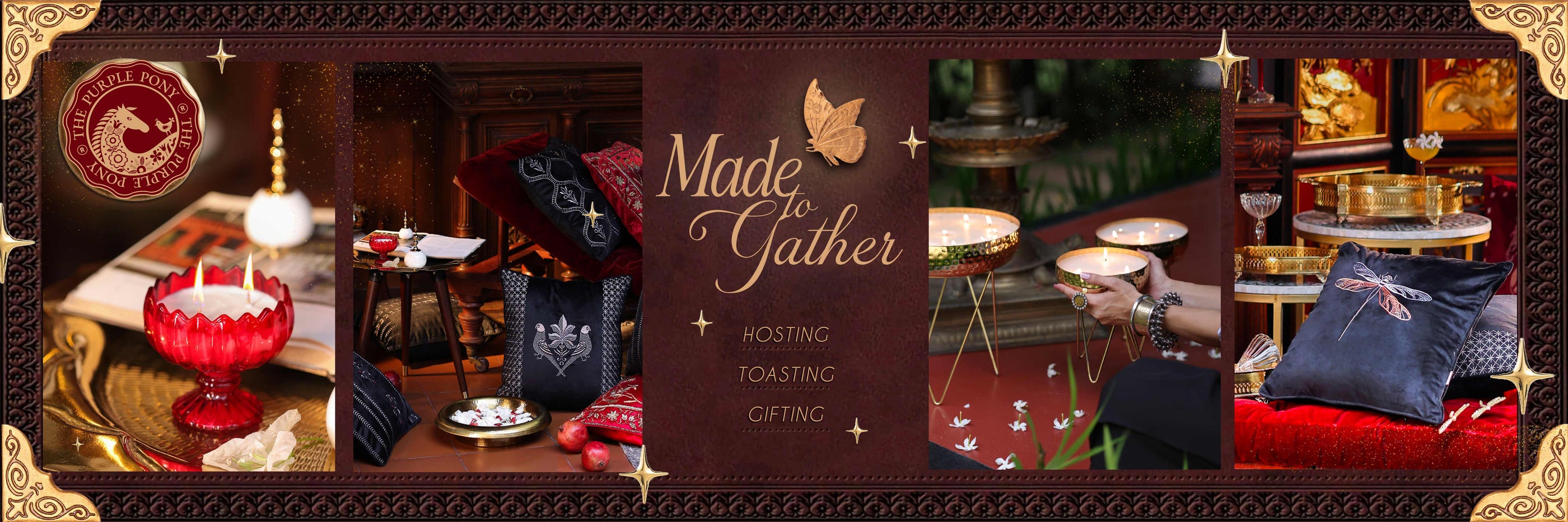 Luxury festive décor items perfect for gifting, ideal for Christmas celebration. Buy online in India.