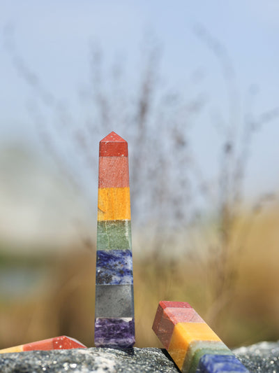 Gemstone Tower | Seven Chakra Obelisk