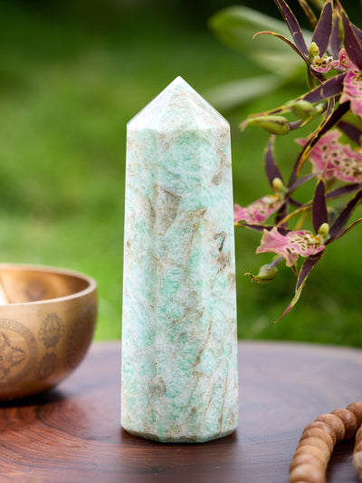 Semi-precious Gemstone - Amazonite Tower